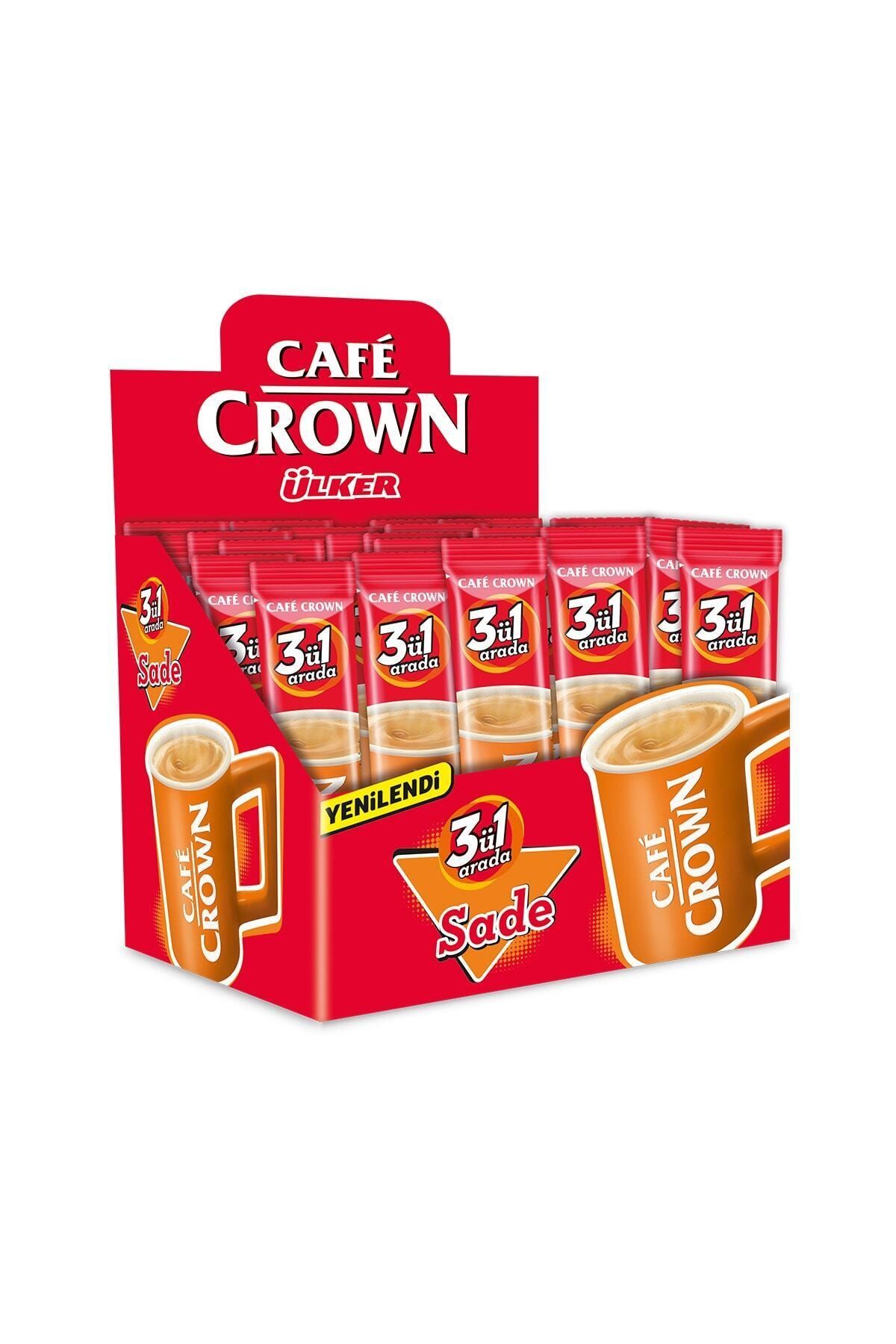 Ülker Cafe Crown 3ü1 Sade 17,5gr 40'lı