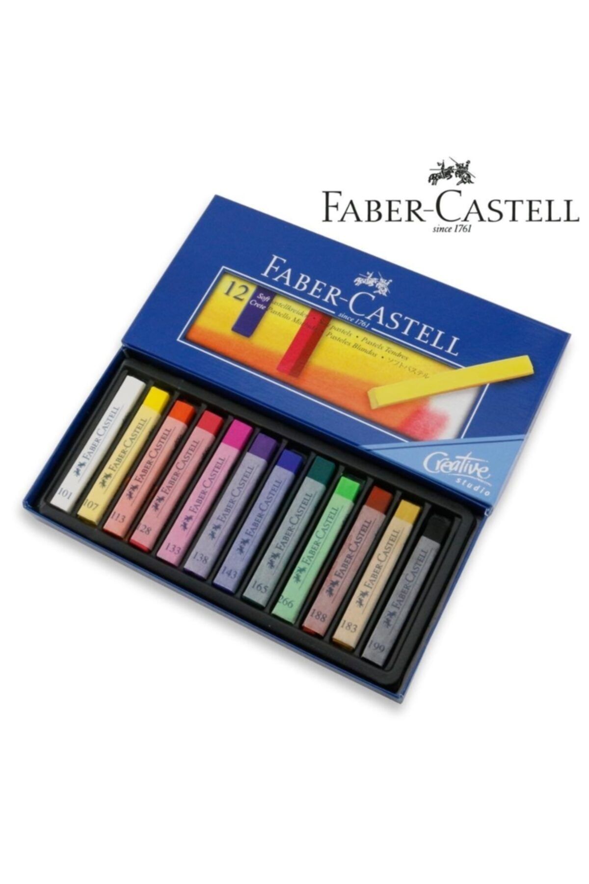Faber Castell Creative Studio Toz Pastel Boya Soft 12 Renk