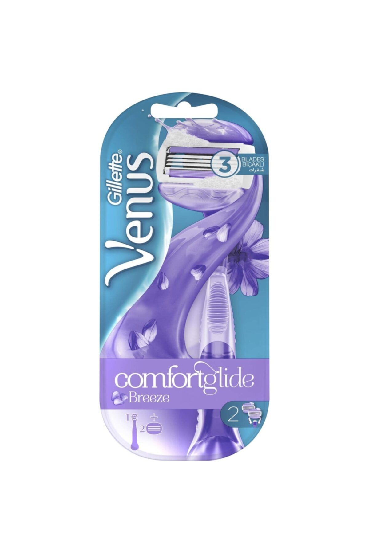 Gillette Venus Gillette Venüs Breeze Kadın Tıraş Makinesi + 2 Adet Yedek Başlık