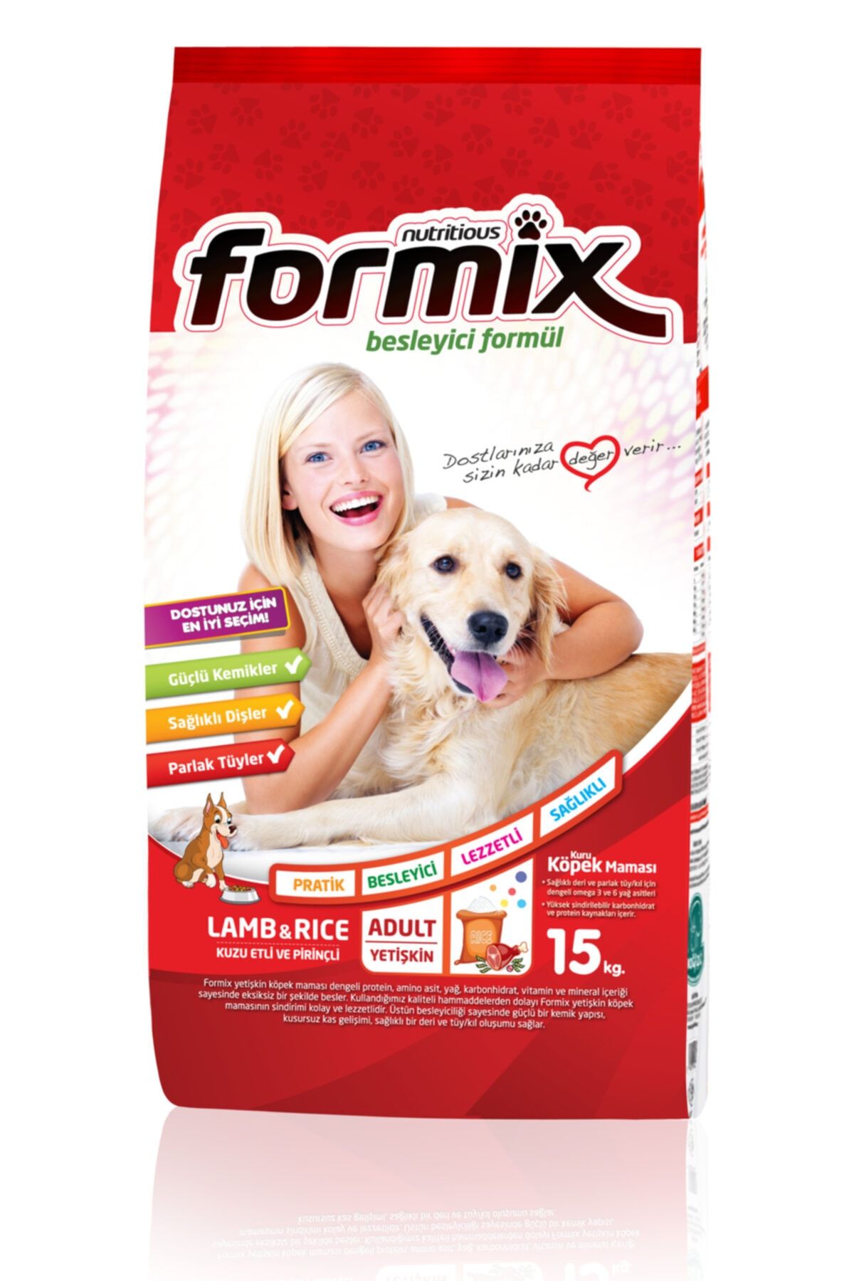For mix Formix 15 Kg Lamb&rice/kuzu Etli&pirinçli Köpek Maması
