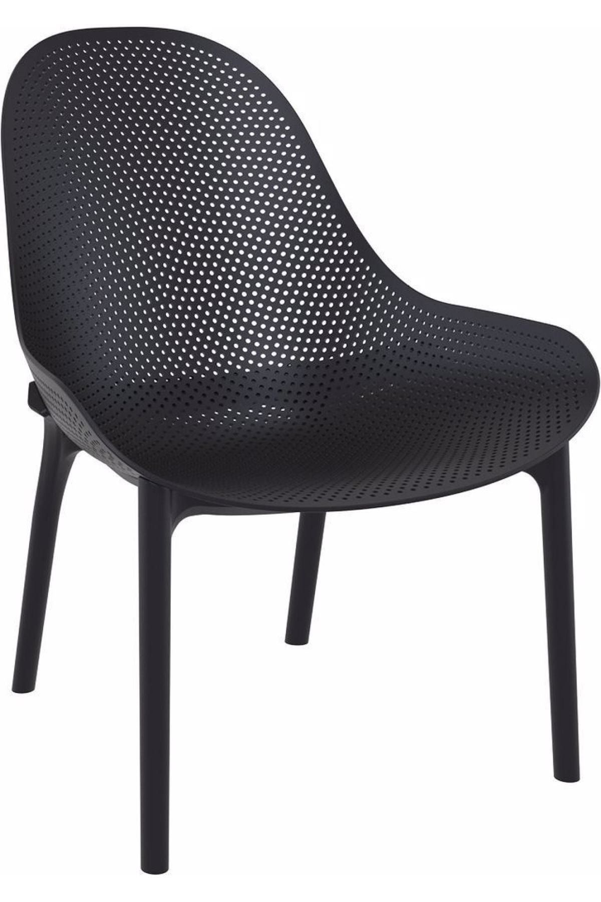 Siesta Siyah Plastik Sandalye