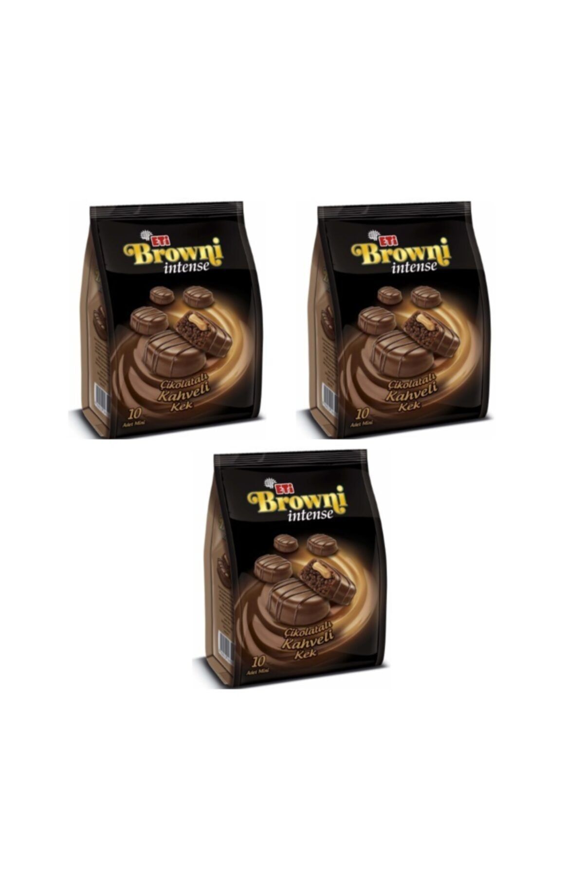 Eti Browni Intense Çikolatalı Kahveli Kek 10 Adet Mini X 3 Adet