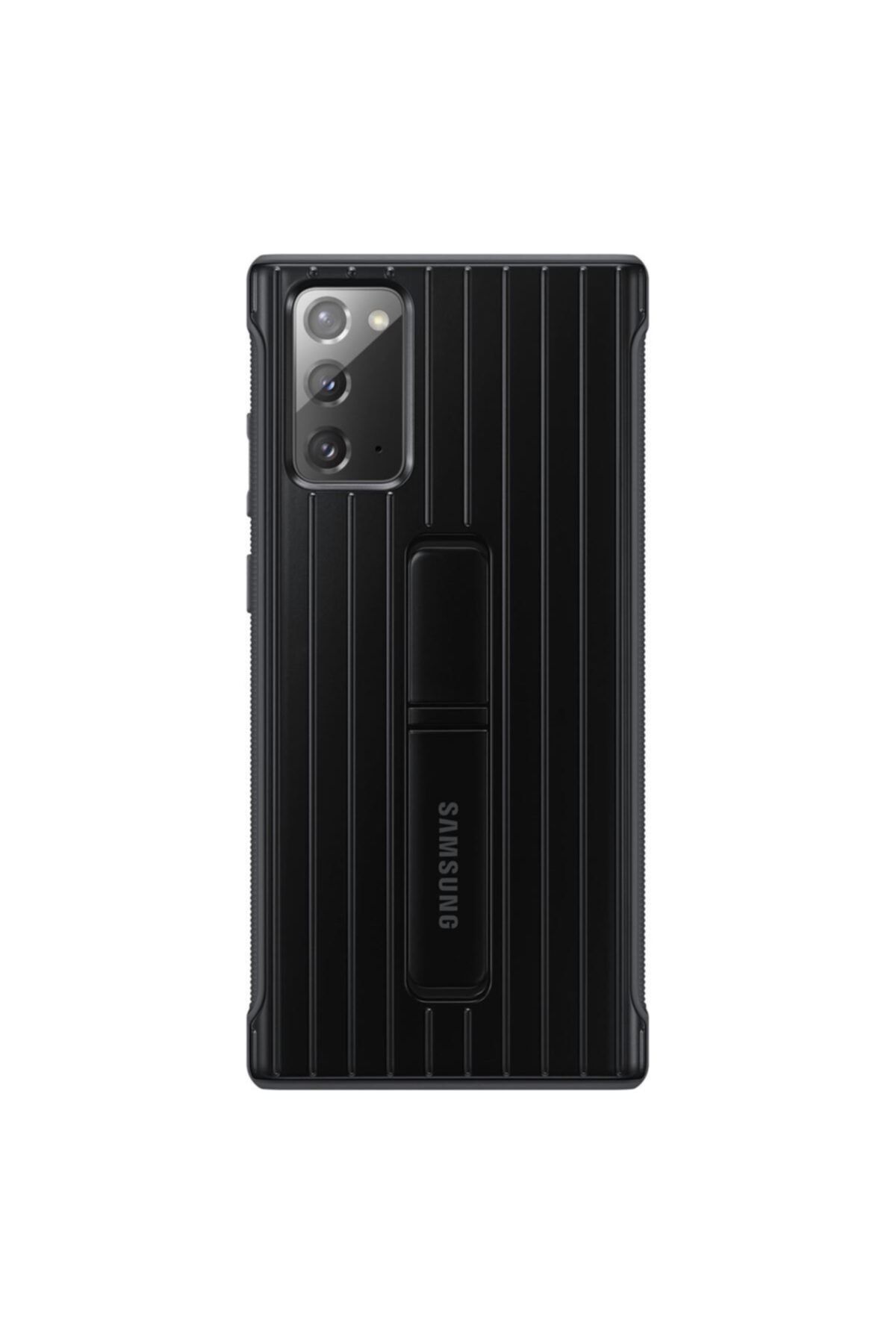 Samsung Galaxy Note20 Standlı Koruyucu Kılıf - Siyah