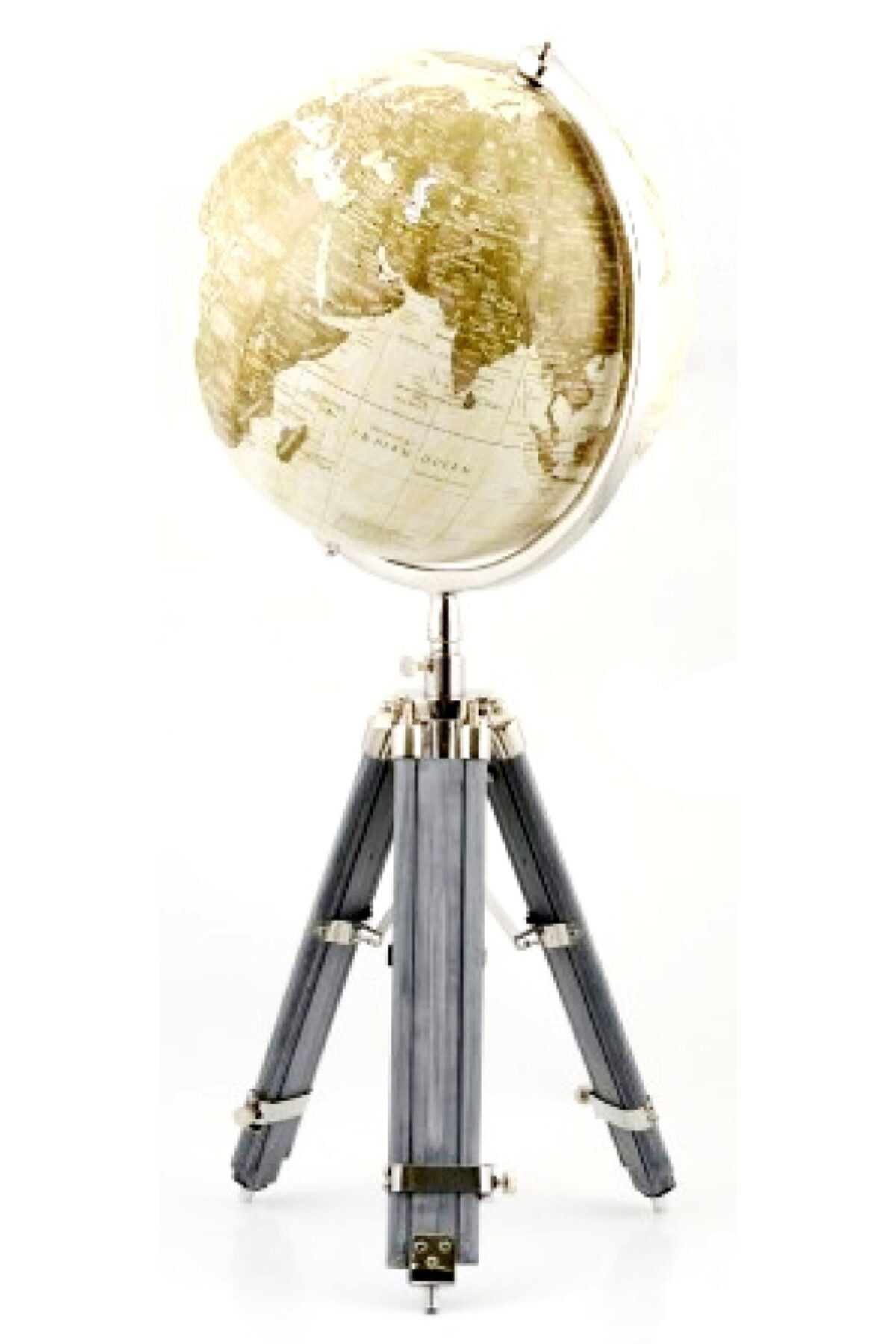 Mixperi Dönen Dünya Küre - 12 Inç Dekoratif Dünya Haritası