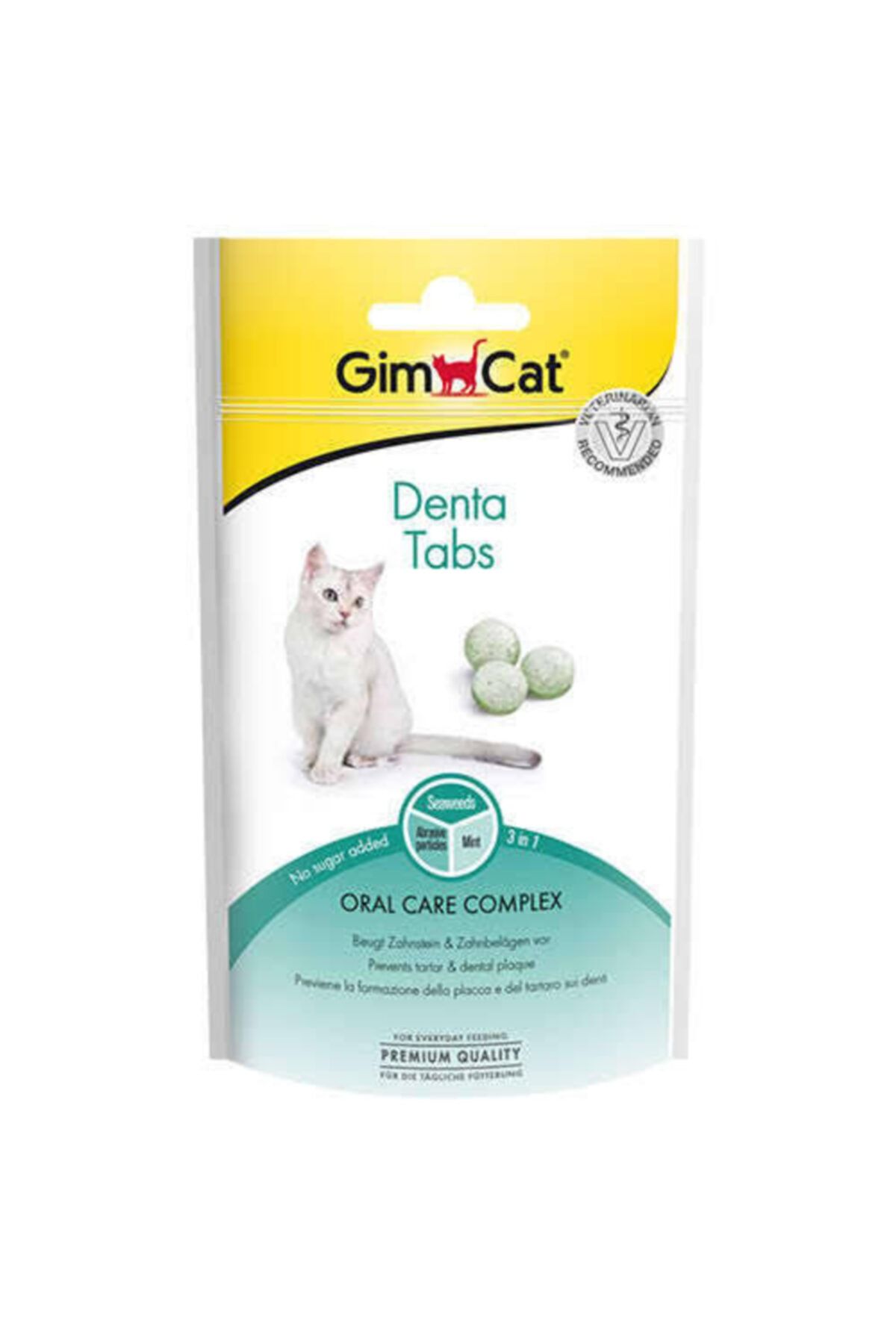 Gimcat Denta Tabs Ağız ve Diş Sağlığı Ödül Maması 40 gr