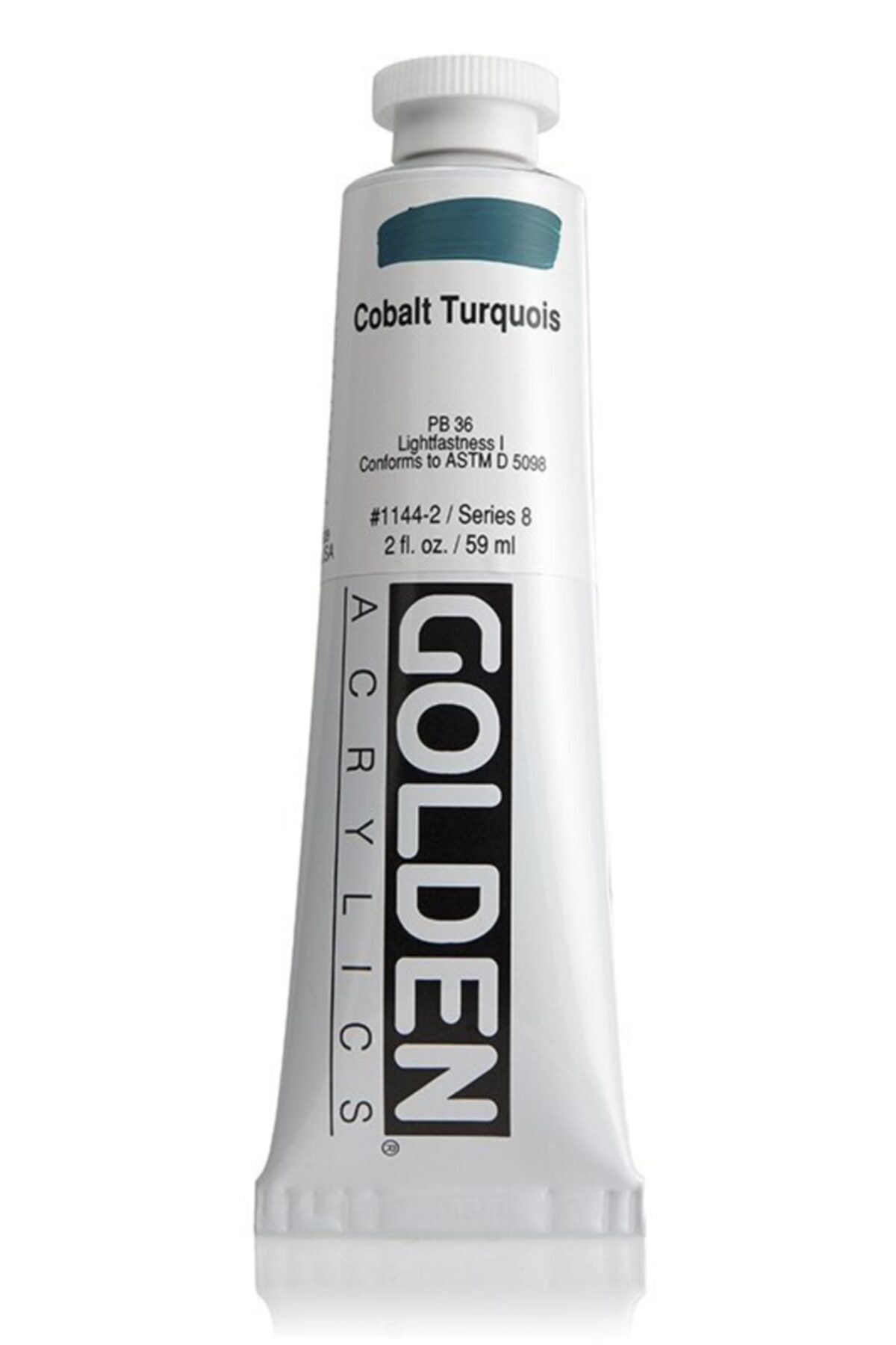 Golden Heavy Body Acrylic 59 ml Seri 8 Cobalt Turquois