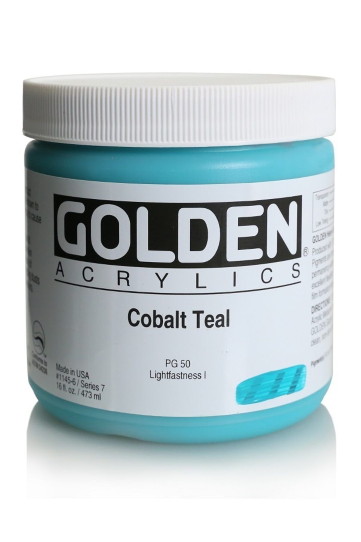 Golden Cobalt Teal Akrilik Boya 473 ml Seri 7