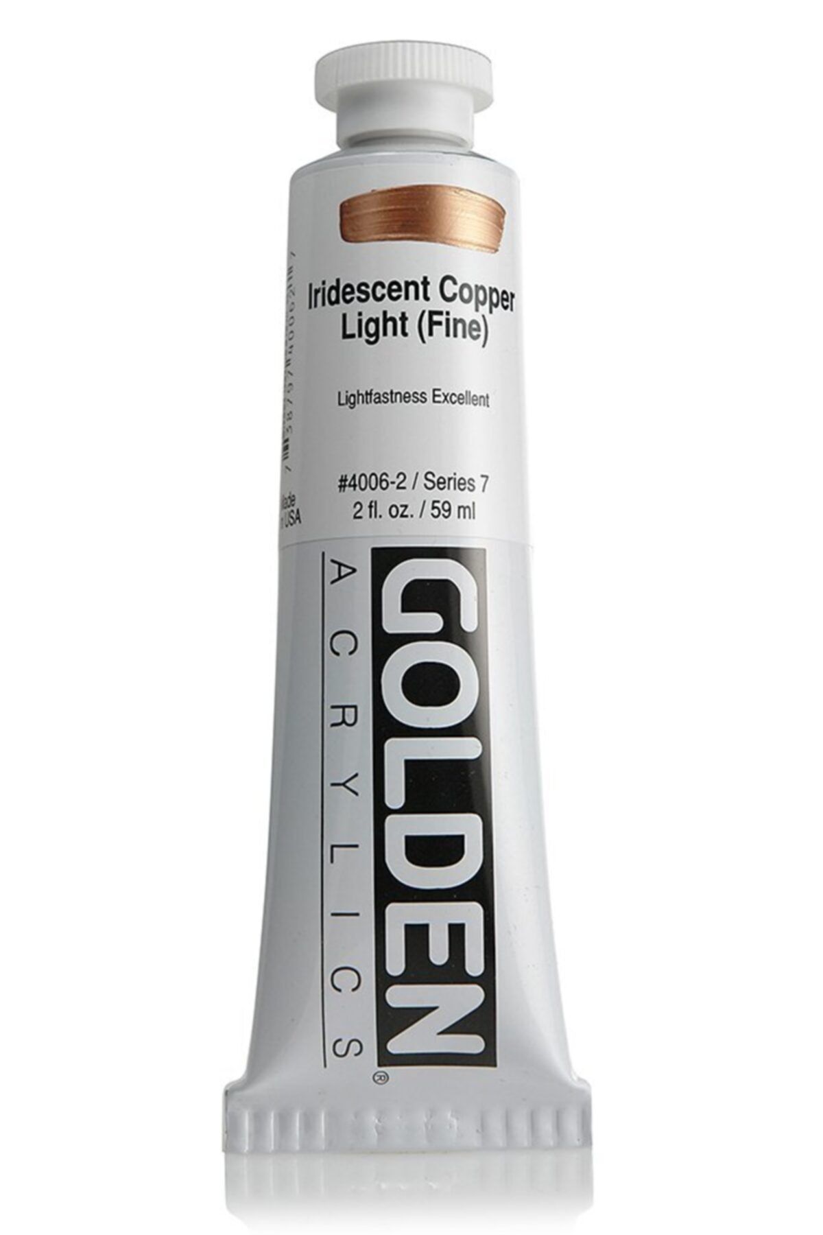 Golden Heavy Body Acrylıc 59 Ml Seri 7 Irıdescent Copper Lıght Fıne