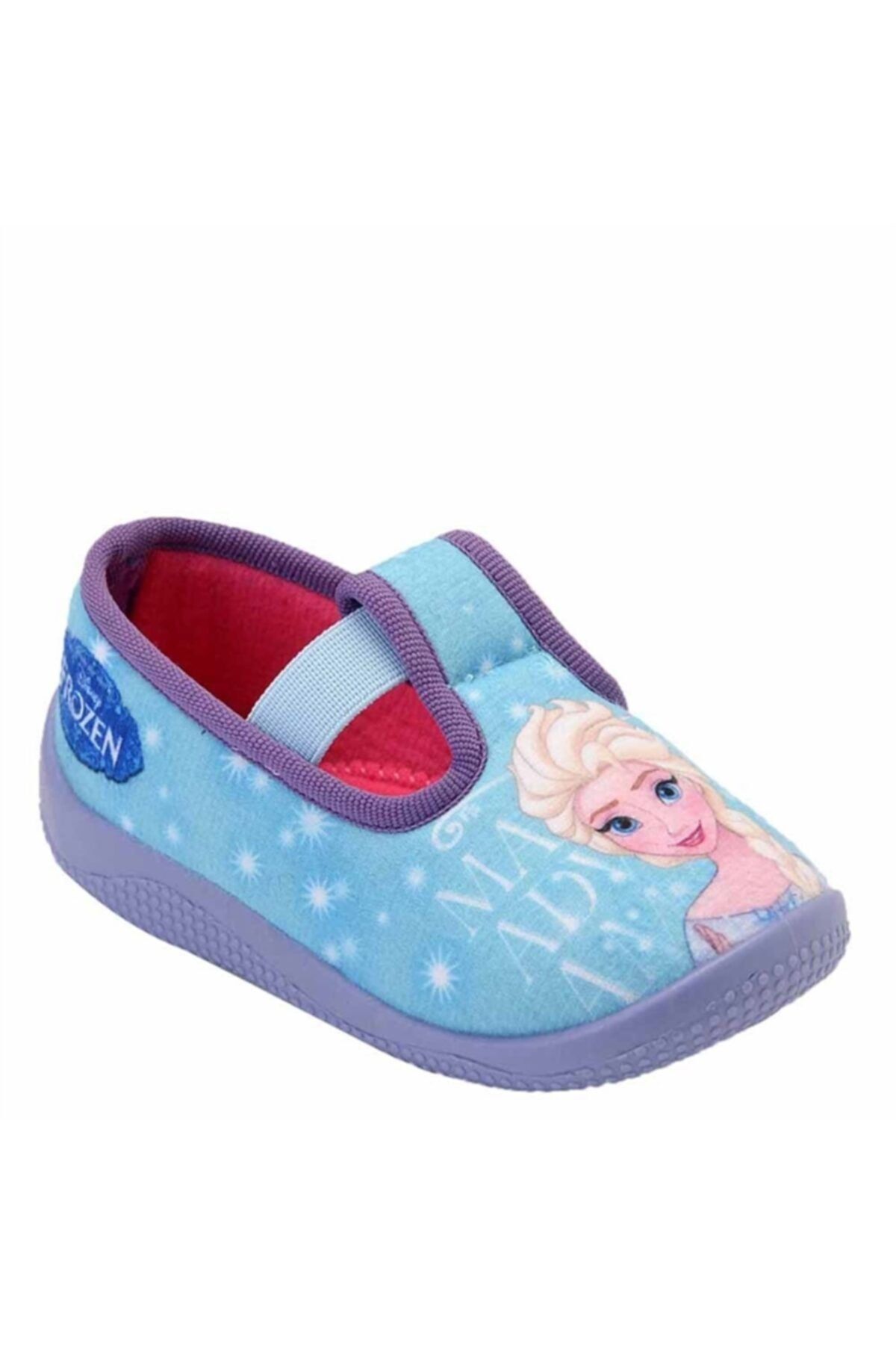 Frozen Kız Çocuk Mavi Elsa Panduf Ev Ayakkabısı