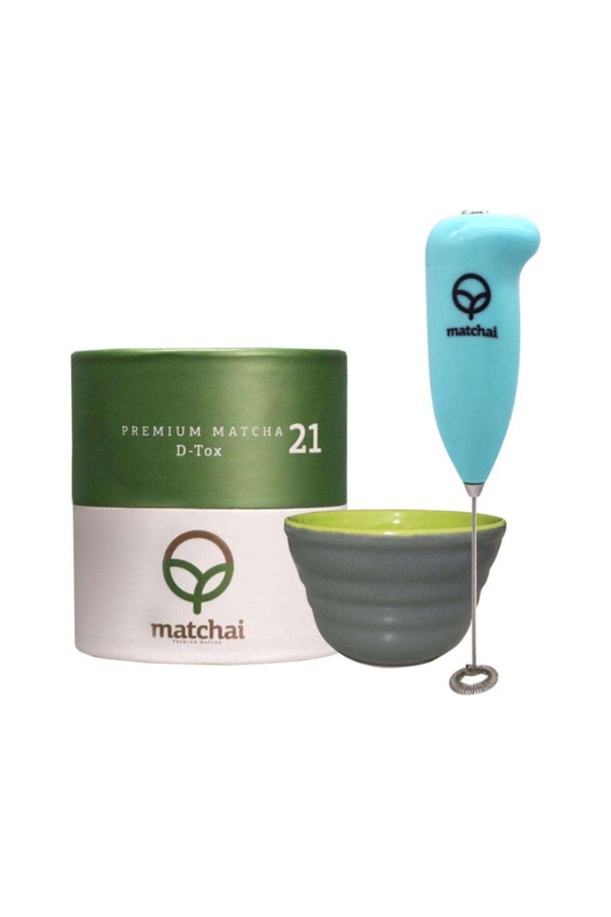 Matcha 126 gr I Premium Çayı ( Pilli Köpürtücü Porselen Kase Hediyeli)