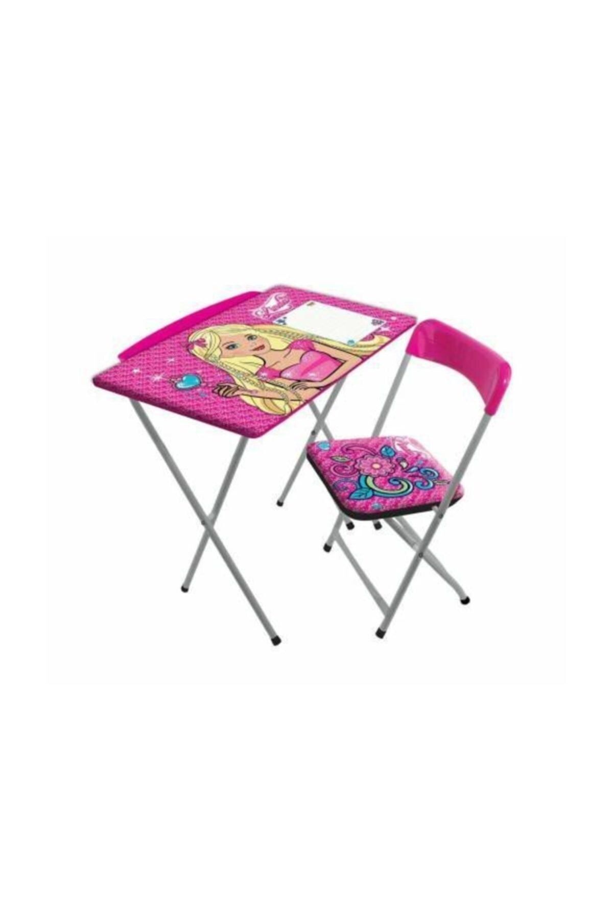 Furkan Kız Çocuk Pembe Ders Çalışma Masa Sandalye Seti