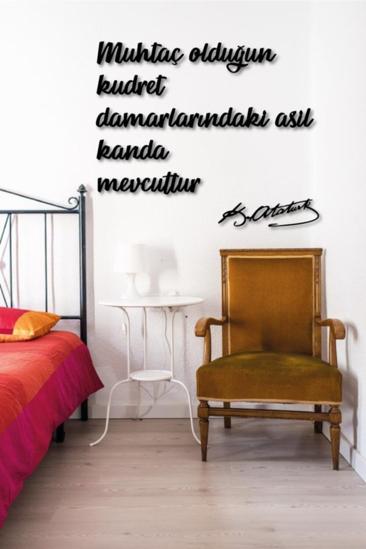 AVMmarketim Ahşap Tablo Muhtaç Olduğun Kudret Damarlarındaki Asil Kanda Mevcuttur