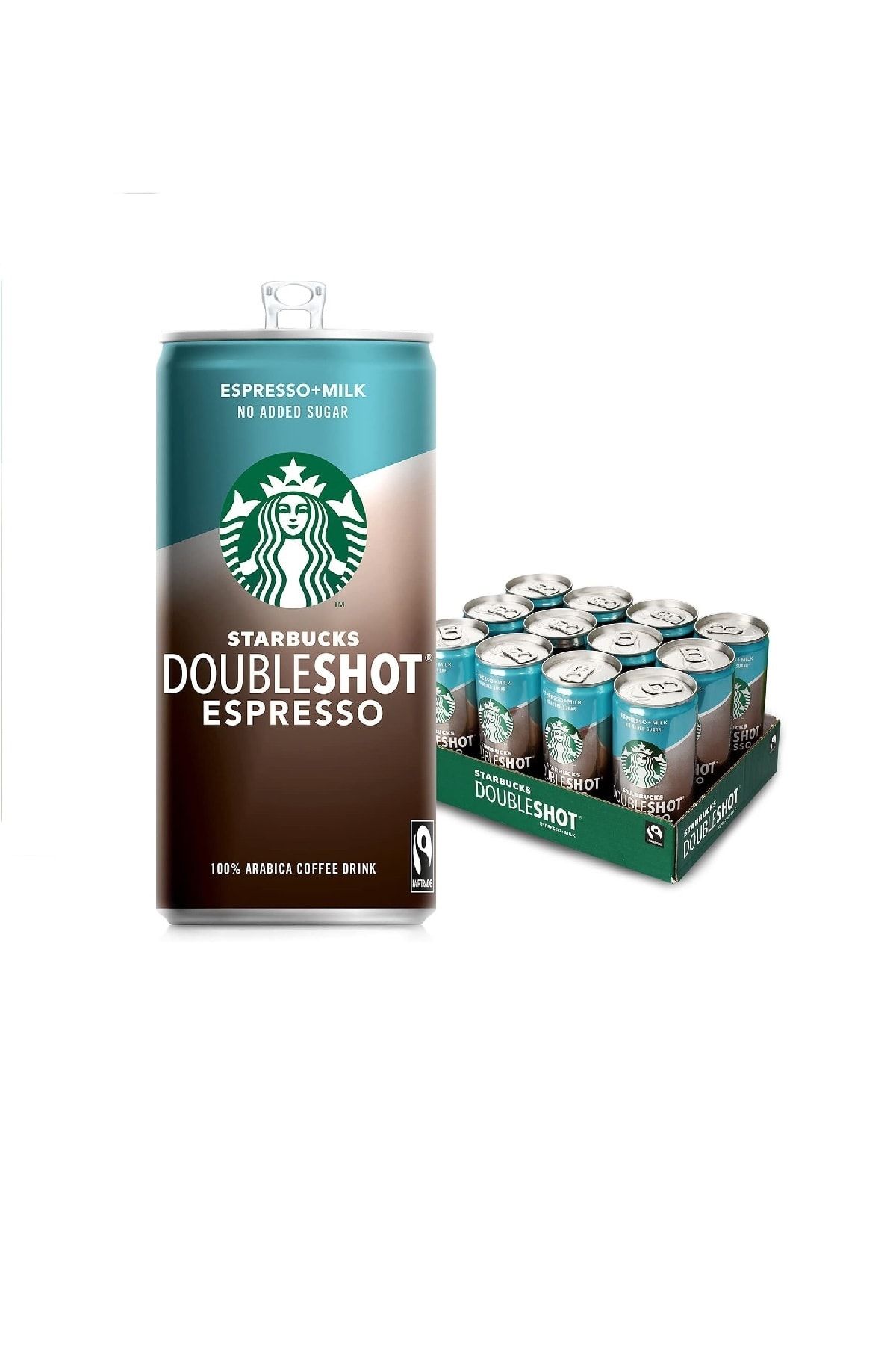 Starbucks Doubleshot Espresso + Milk Şekersiz 200 ml x 12 adet