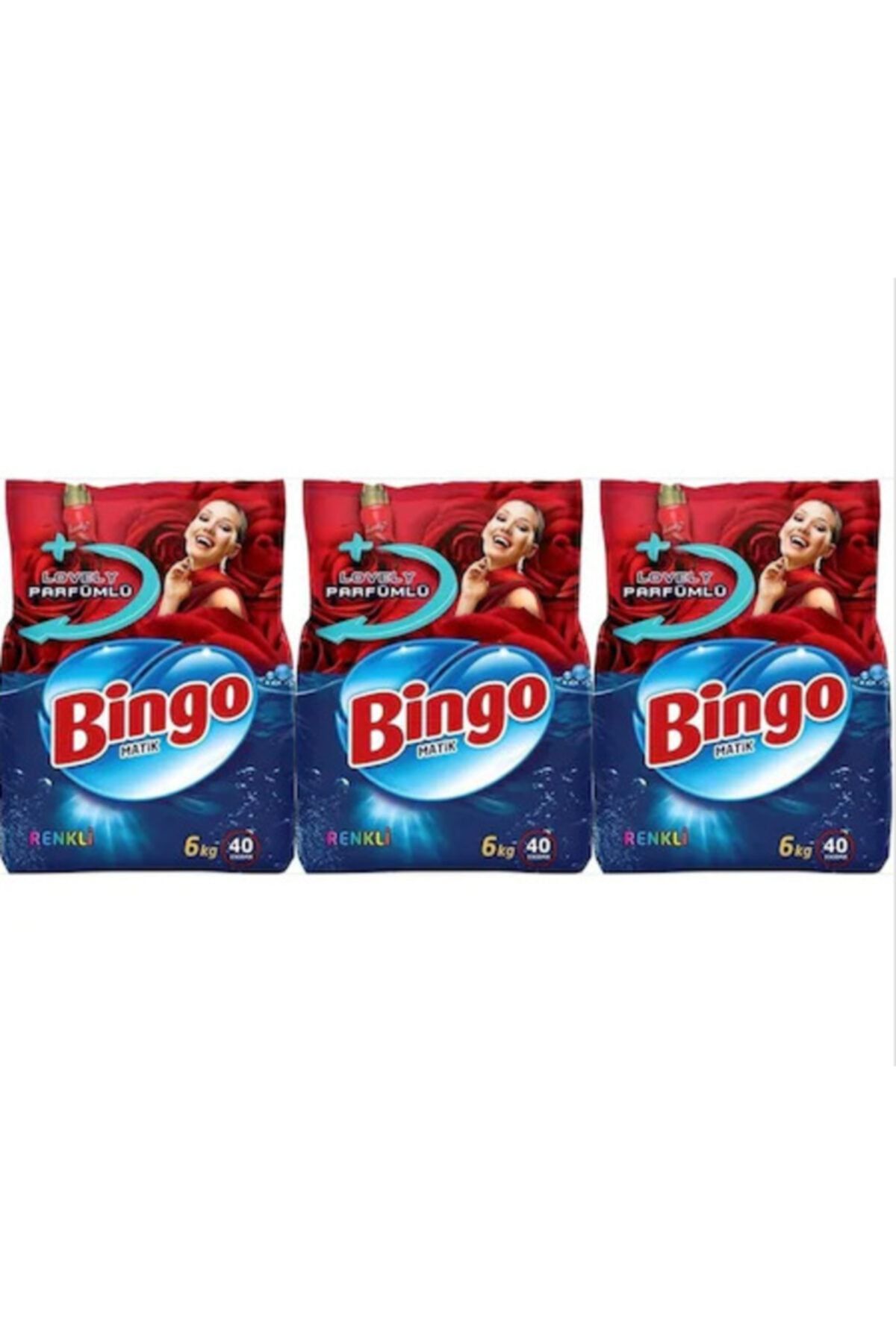 Bingo Matik Renkliler Için Çamaşır Deterjan 3 X 6 Kg