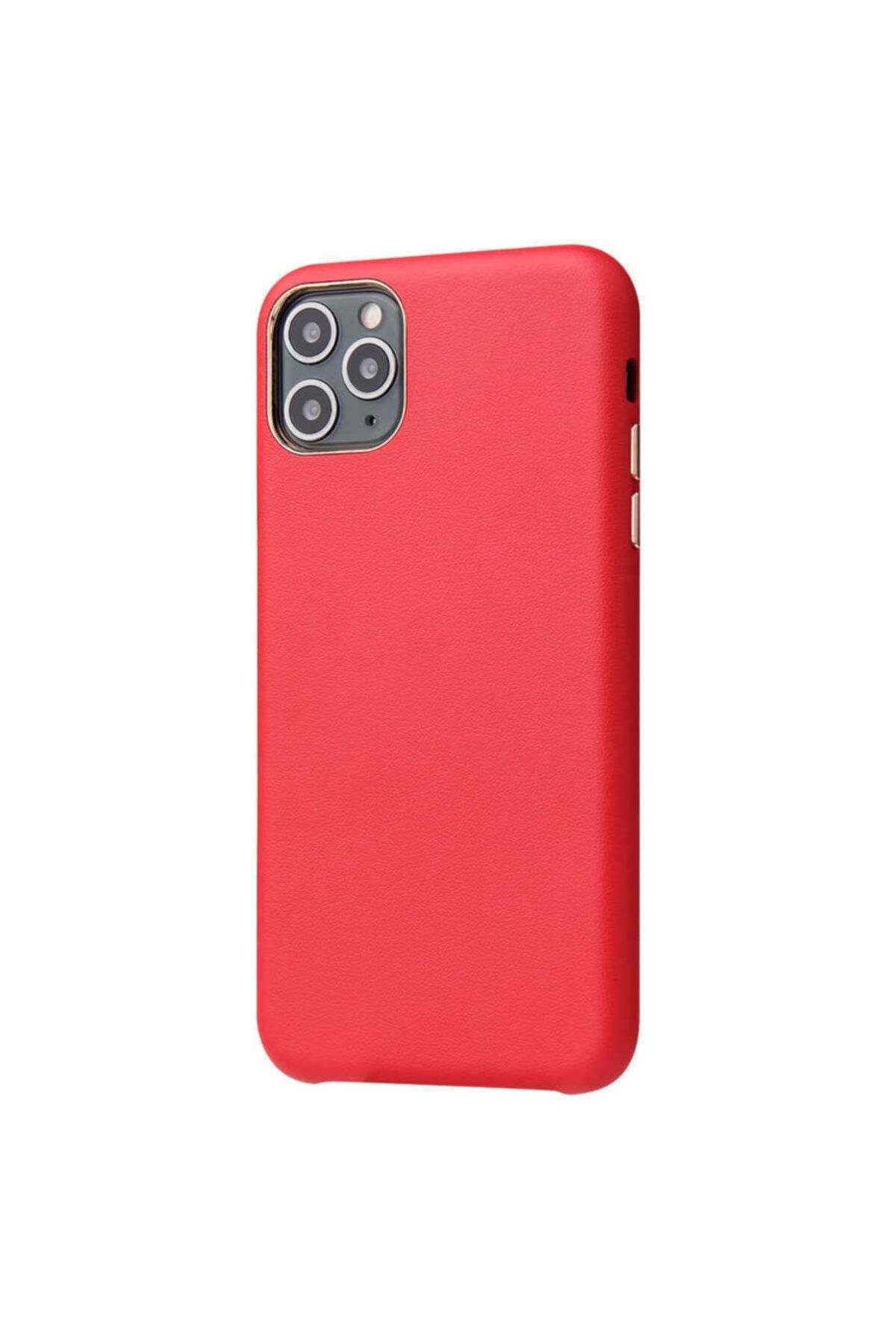 UnDePlus Apple Iphone 11 Pro Kılıf Orjinal Deri Lansman Kapak Kırmızı