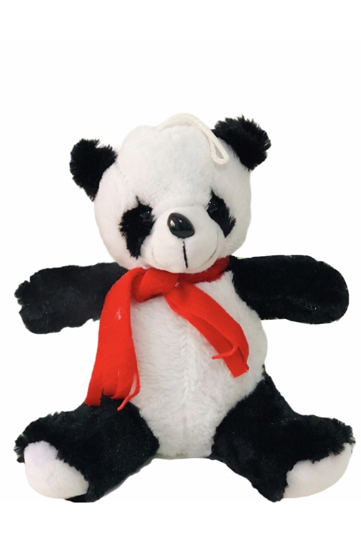 Halley Siyah Kurdelalı Peluş Panda  23 Cm