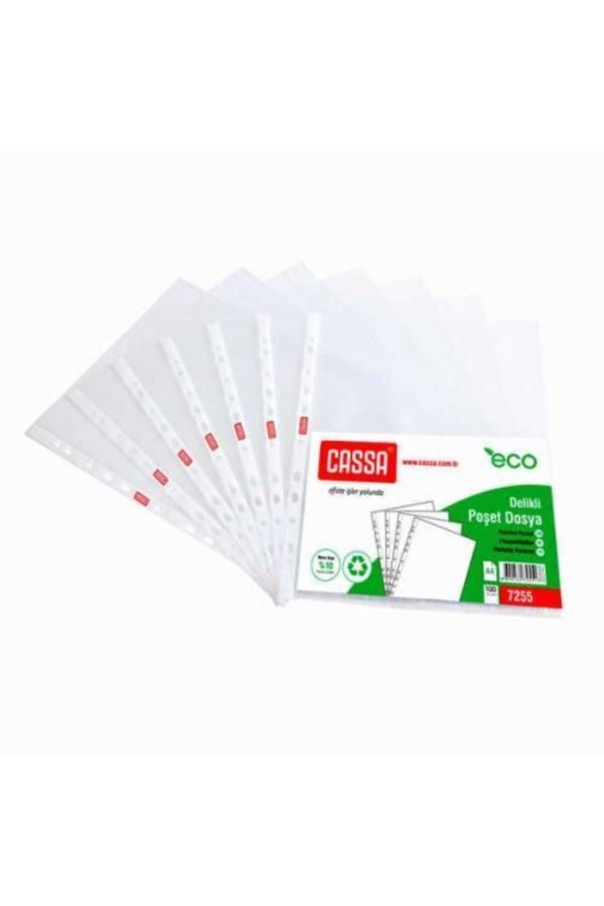 Cassa A4 Poşet Dosya Şeffaf Föy Şeffaf Dosya 100 Lü Paket
