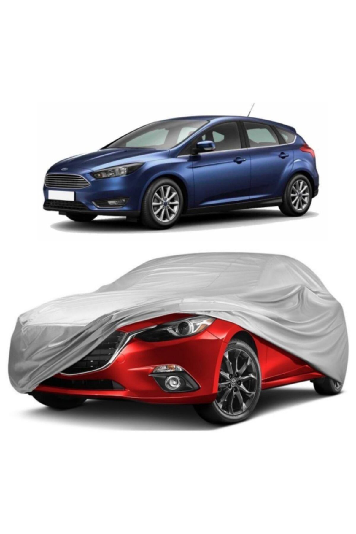 CoverPlus Ford Focus 3 Hb Araba Brandası Miflonlu Branda Oto Çadır Örtü