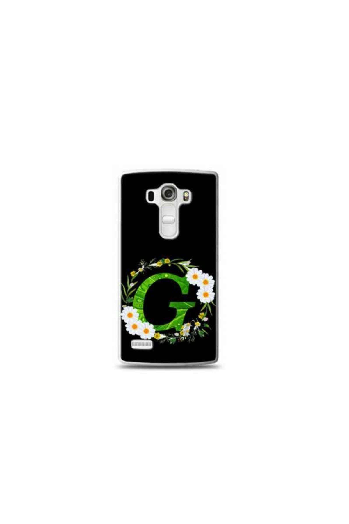 Kılıf Madeni Lg G4 Beat G4 Mini G Harfli Papatya Tasarımlı Telefon Kılıfı