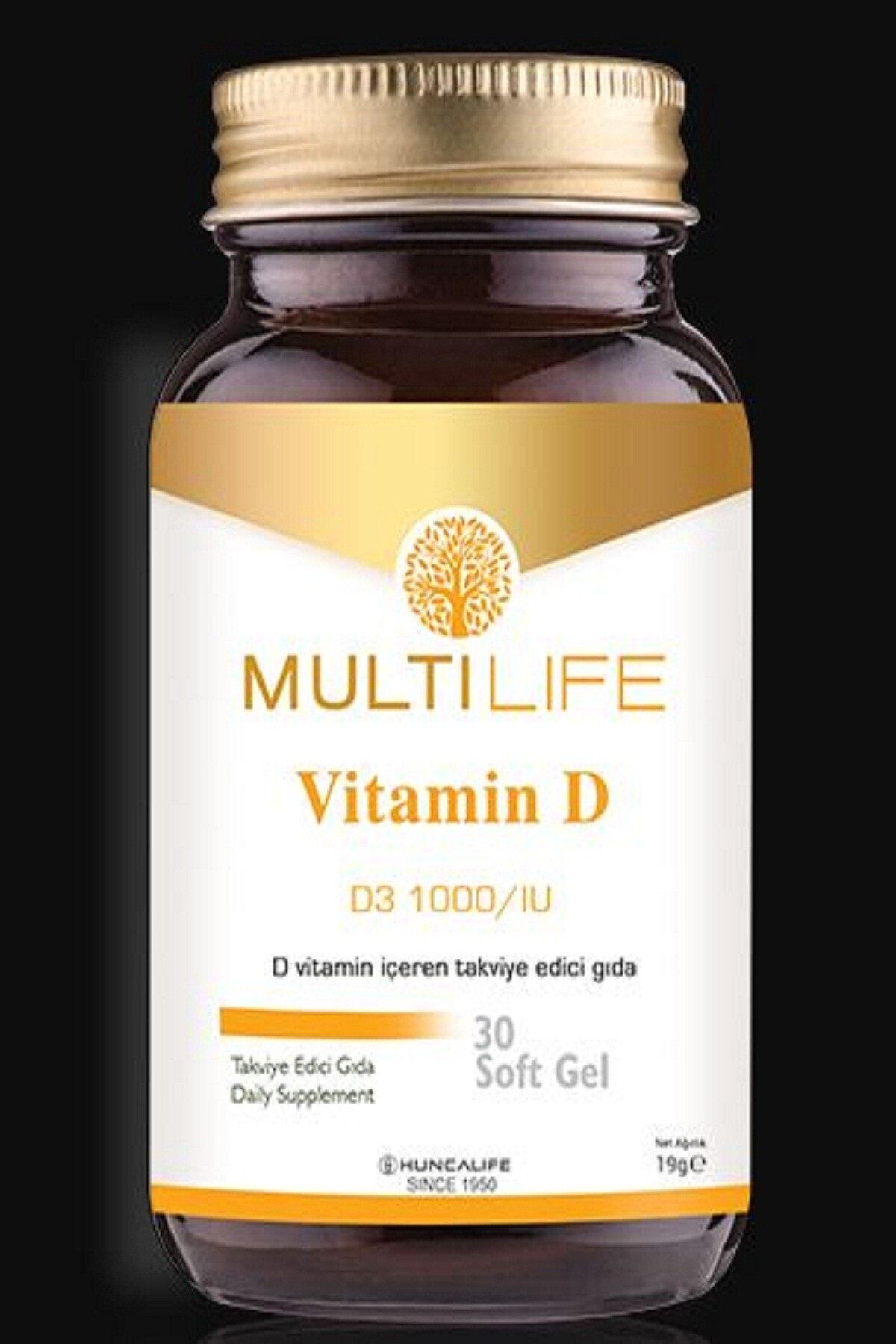 Huncalife Multilife D Vitamin 30 Kapsül