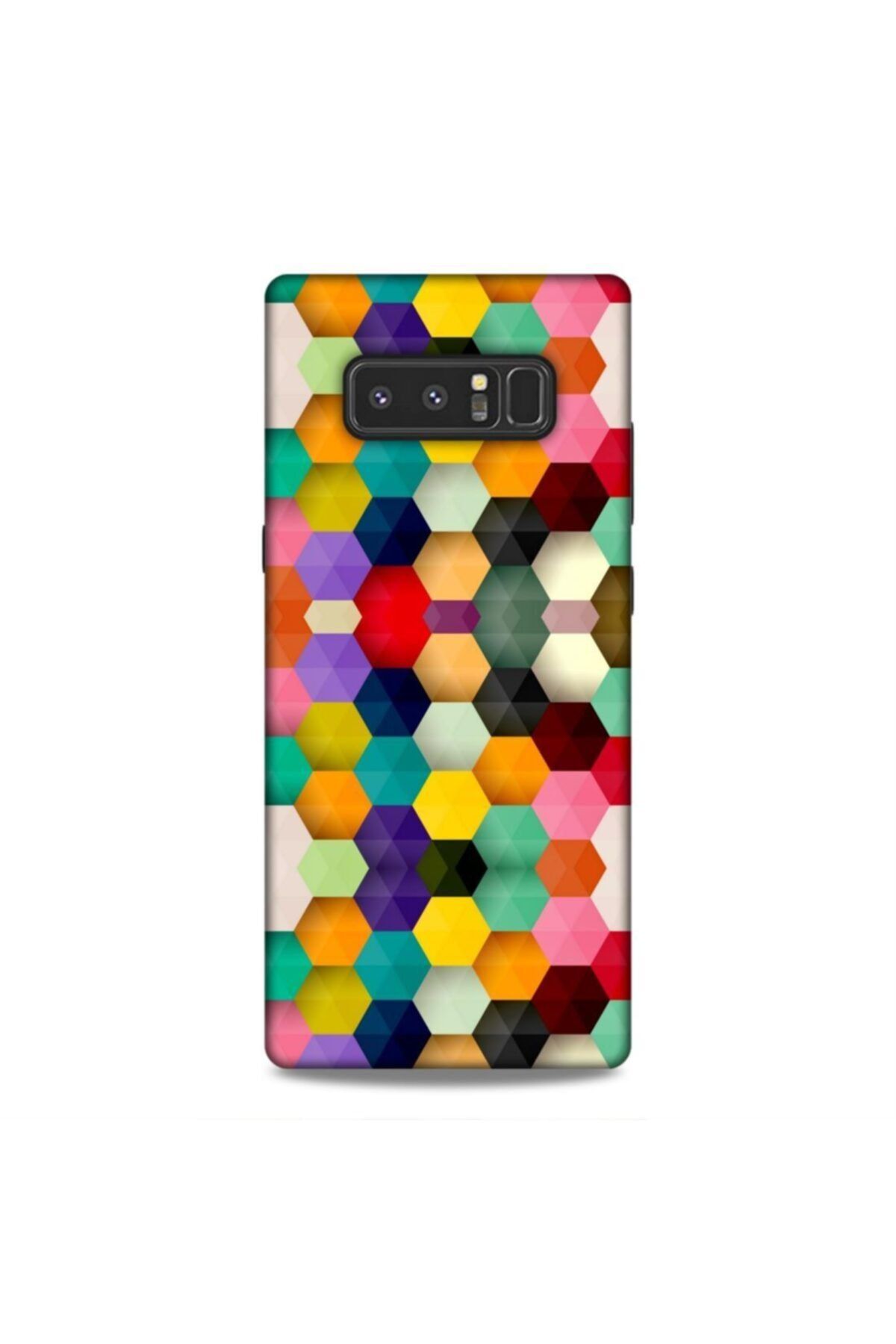 Pickcase Samsung Galaxy Note 8 Kılıf Desenli Arka Kapak Köşe Renkleri