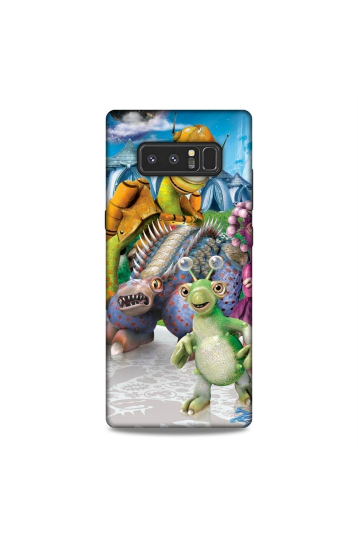 Pickcase Samsung Galaxy Note 8 Kılıf Desenli Arka Kapak Ufak Canavarlar