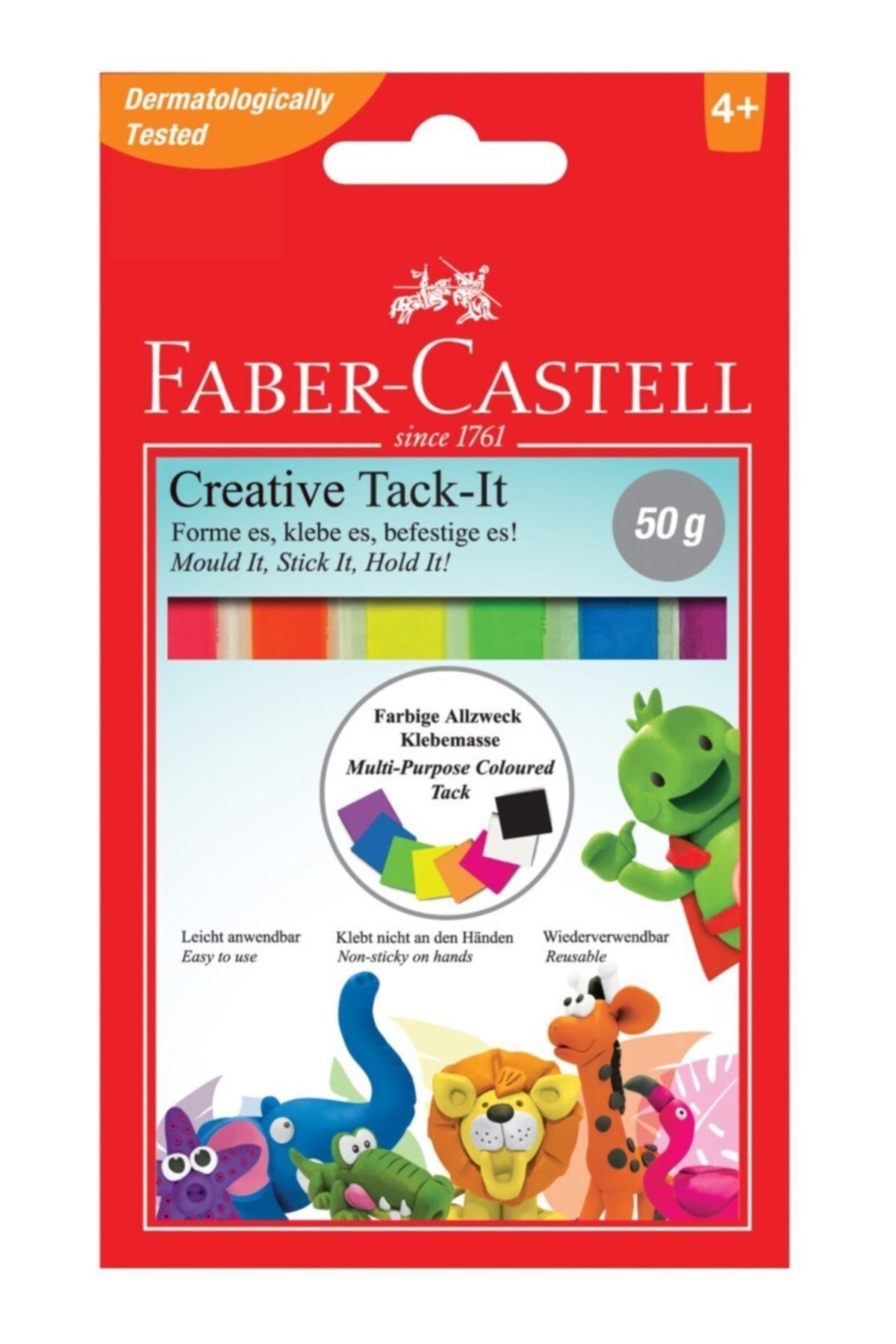 Faber Castell Creative Tack-It Hamur Yapıştırıcı 50 g 5'li