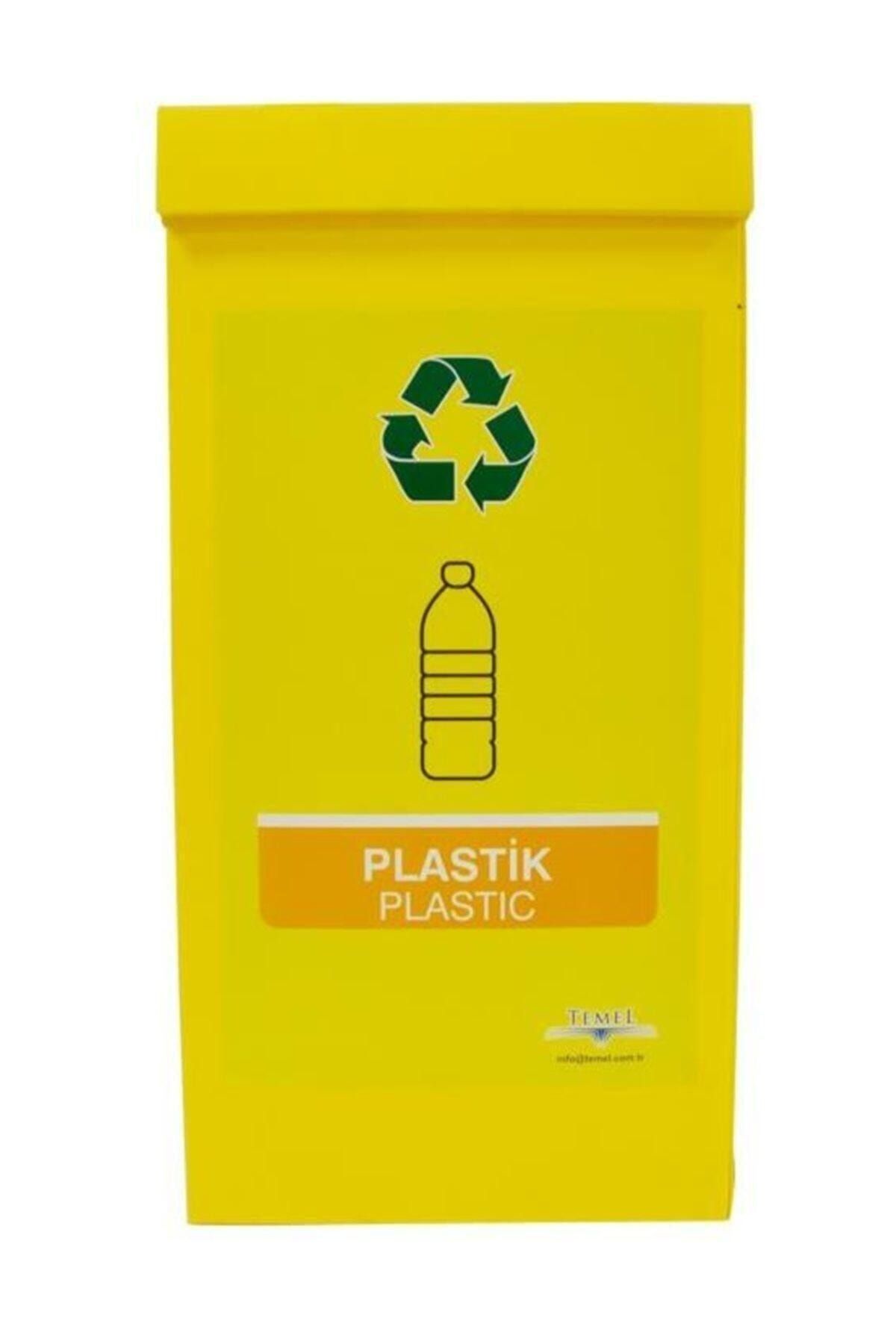 Genel Markalar Geri Dönüşüm Kutusu - Sıfır Artık Kutusu Sarı (plastik)