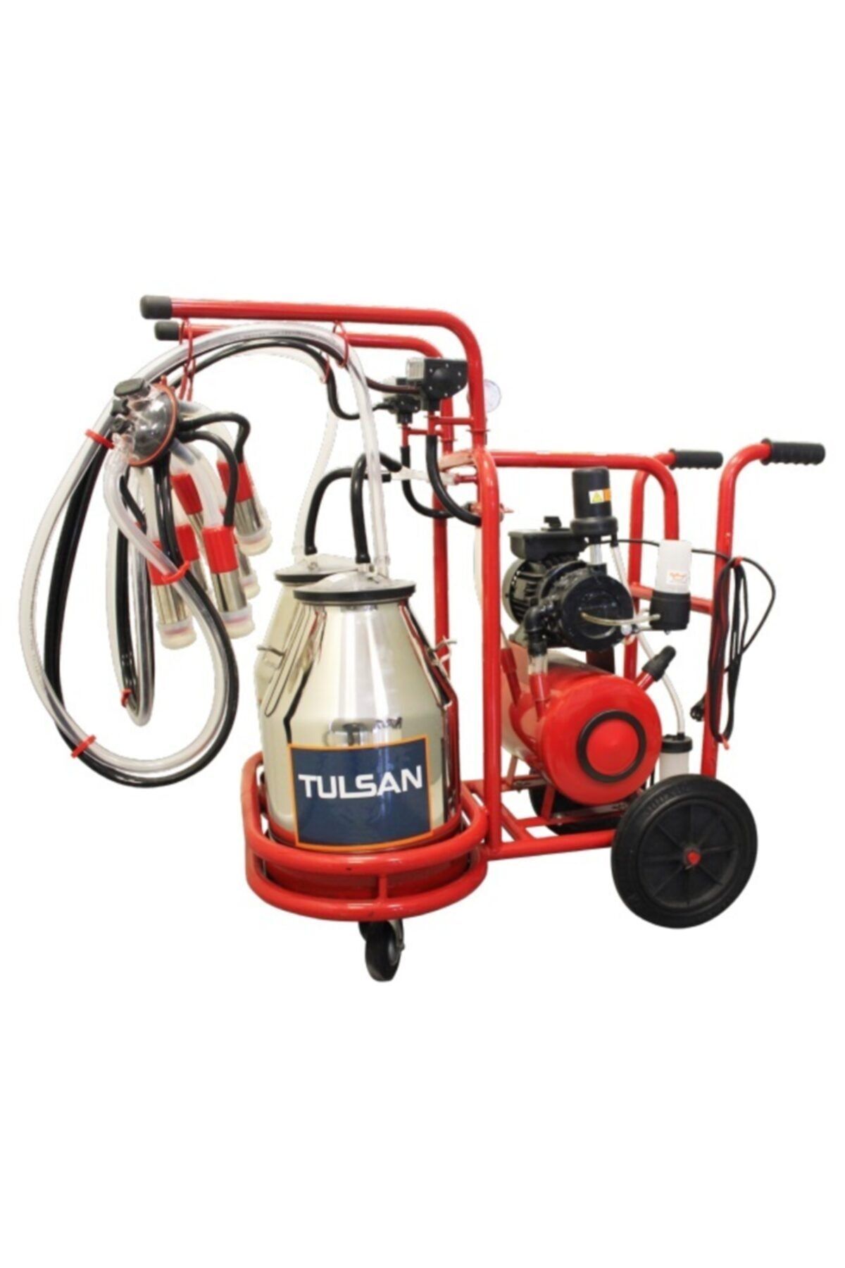 TULSAN Klasik Tip Çift Inek Sağım Turbo Aleminyum 2x30 L Süt Sağım Makinesi
