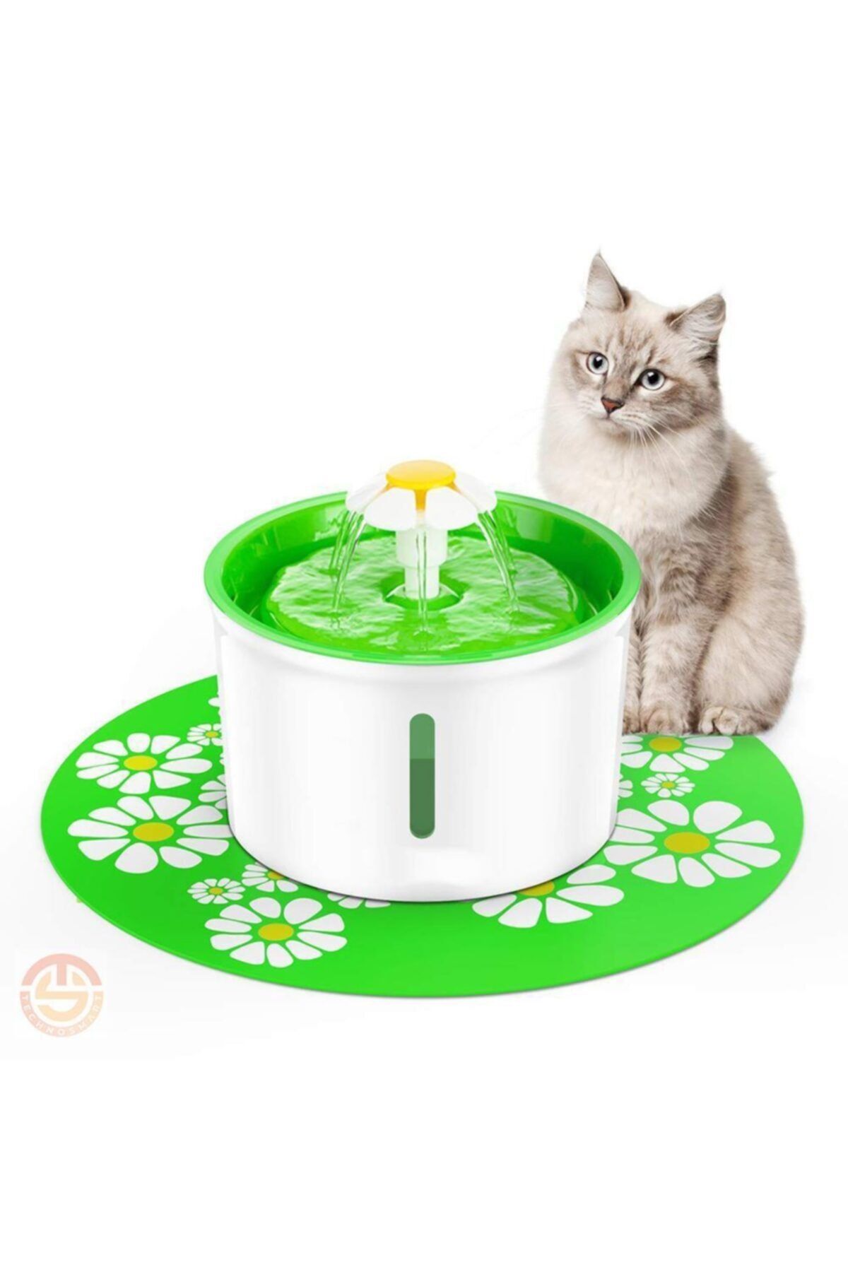 TechnoSmart Fontanella Kedi Köpek Su Çeşmesi Su Pınarı Kabı