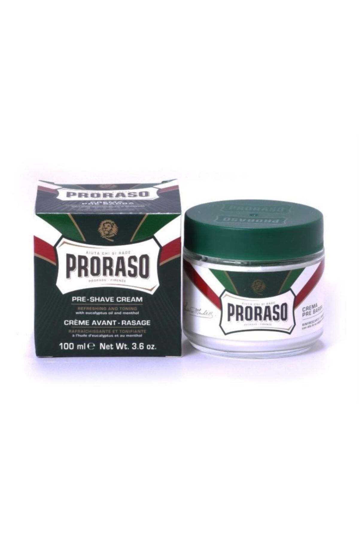 Proraso Green Line Pre-shaving Cream Tıraş Öncesi Krem 100ml 8004395009008