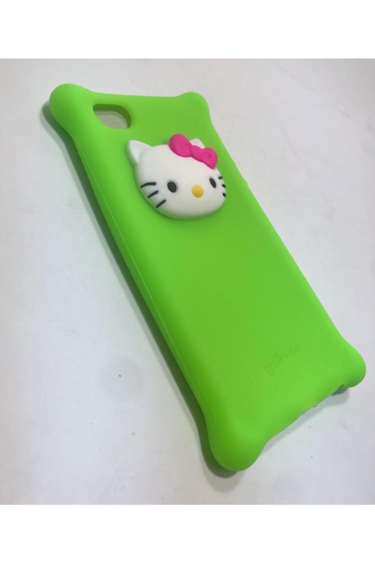 Miscase Iphone 5s Figürlü 3d Süper Silikon Kılıf Fıstık Yeşil Hello