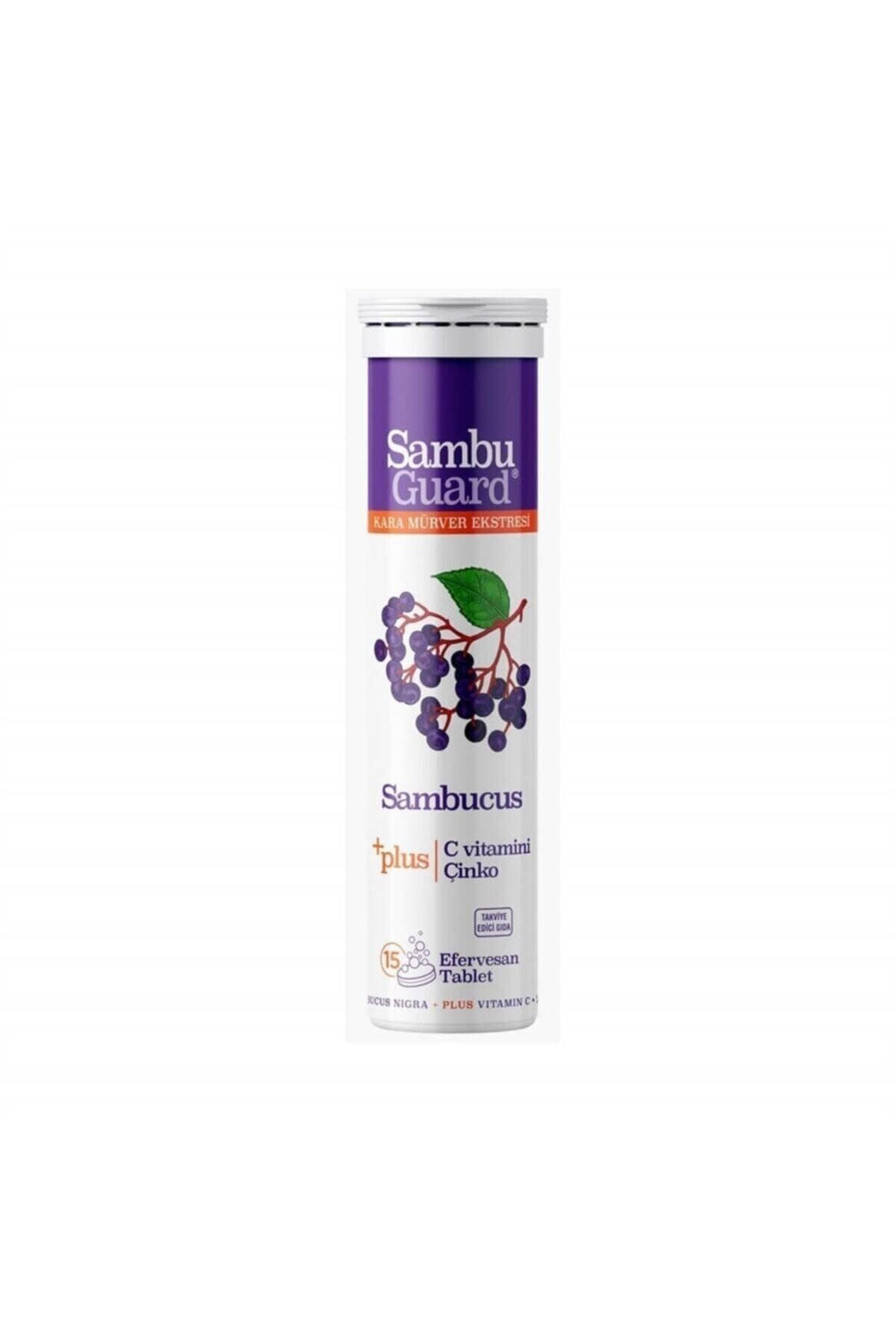 Sambucol Sambuguard Kara Mürver Ekstresi - Sambucus Plus 15 Effervesan Tablet