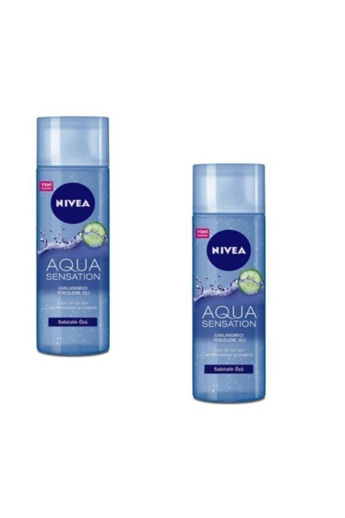 NIVEA Aqua Sensation Salatalık Özlü Canlandırıcı Temizleme Jeli 200 ml X 2 Adet