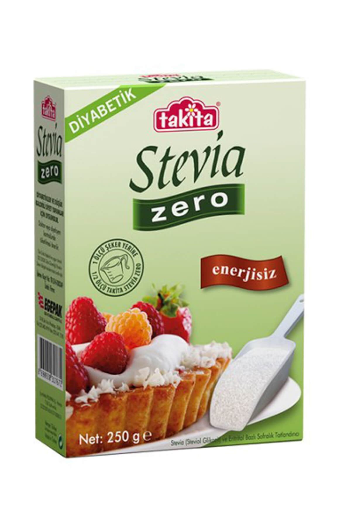 Takita Stevia Zero Toz Tatlandırıcı (beyaz) 250gr