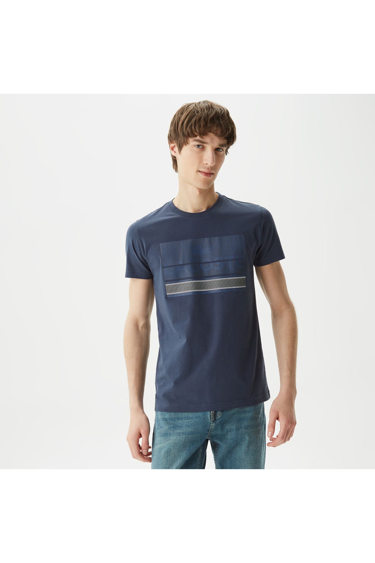 Lacoste Erkek Mavi T-shirt