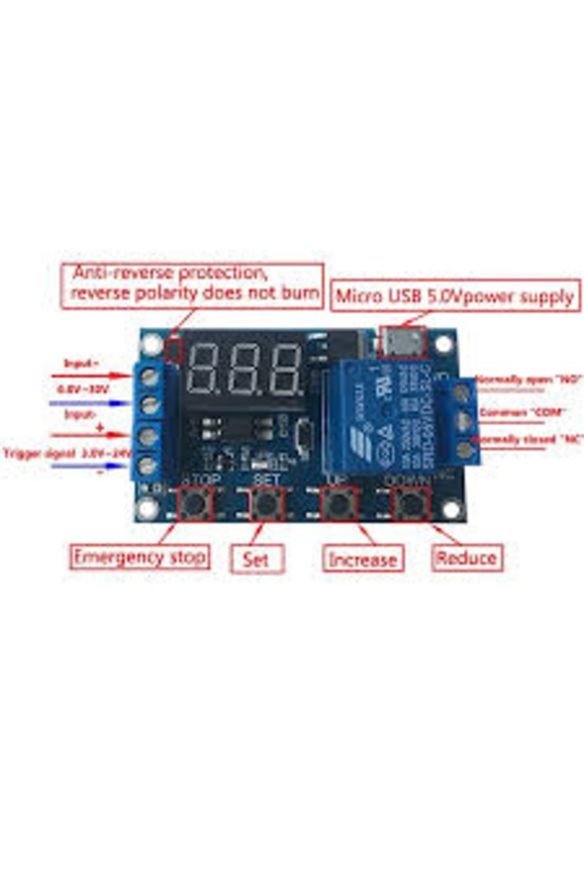 Arduino Zaman Ayarlı Röle Zaman Tetiklemeli Röle