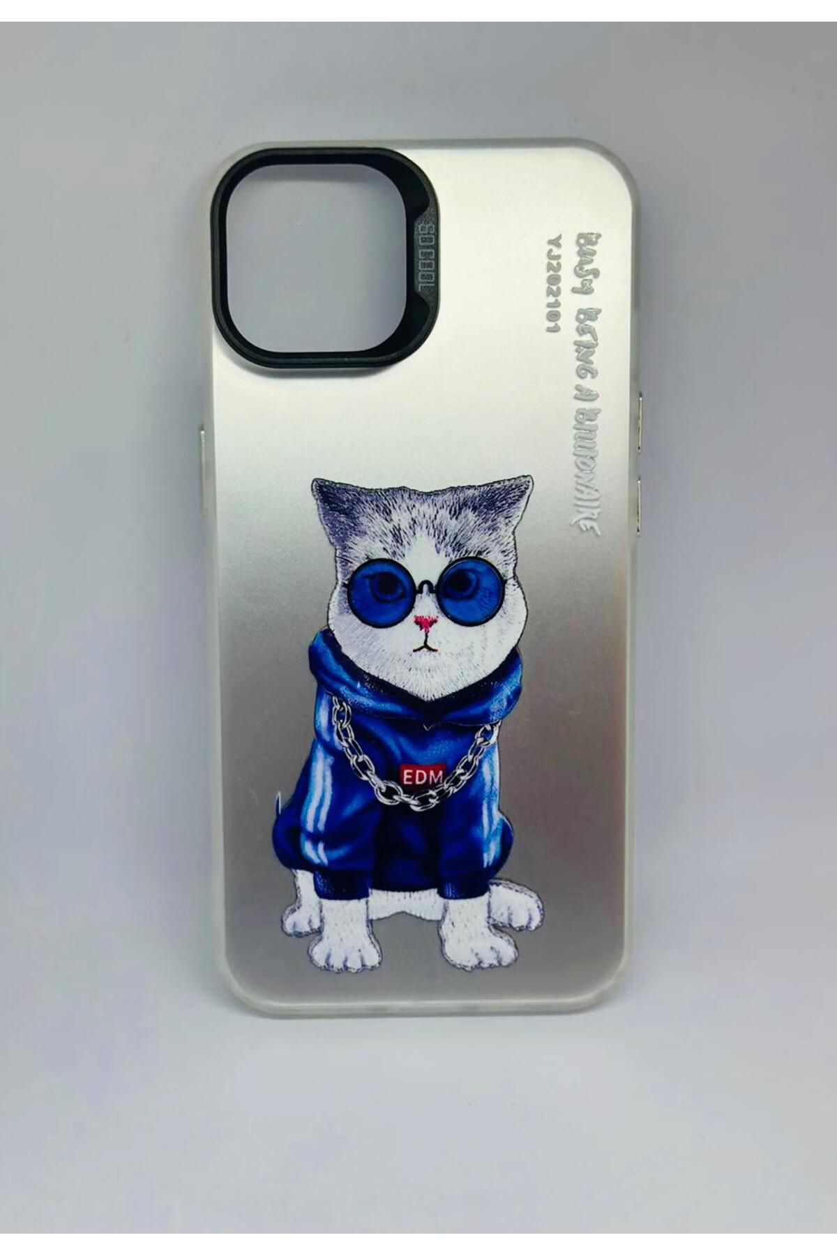 TREND İphone 13 Telefon Uyumlu Kılıfı Kedi