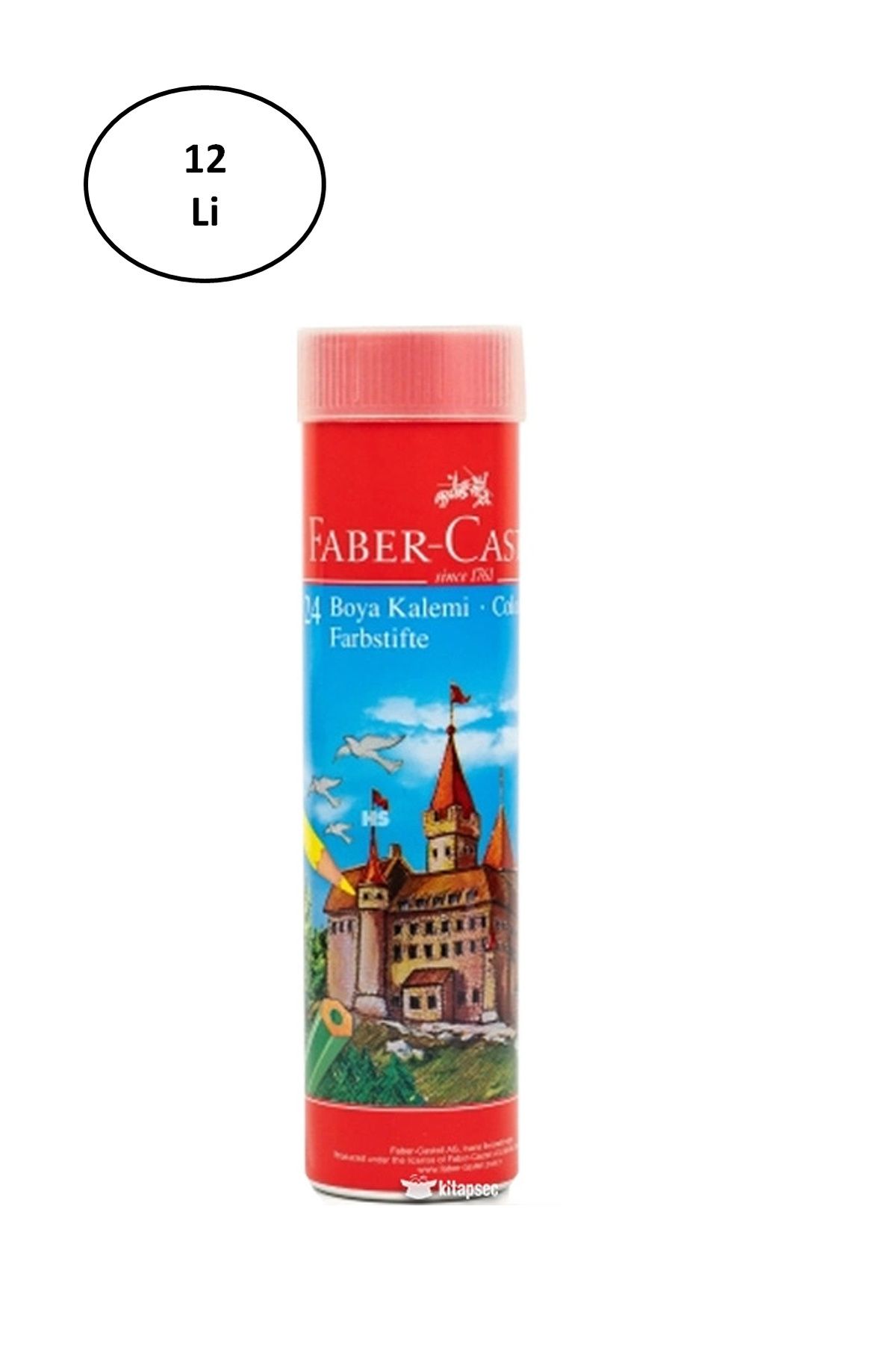 TREND Faber Castell Metal Tüpte Boya Kalemi 24 Renk 12'li