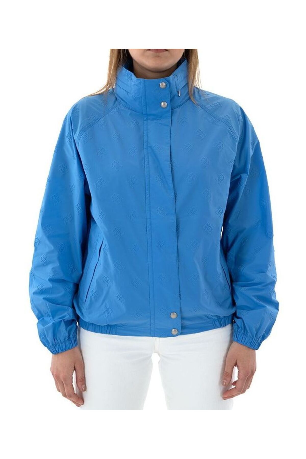 Tommy Hilfiger Kadın Marka Logo Detaylı Regular Fit Uzun Kollu Mavi Ceket WW0WW41554-C30