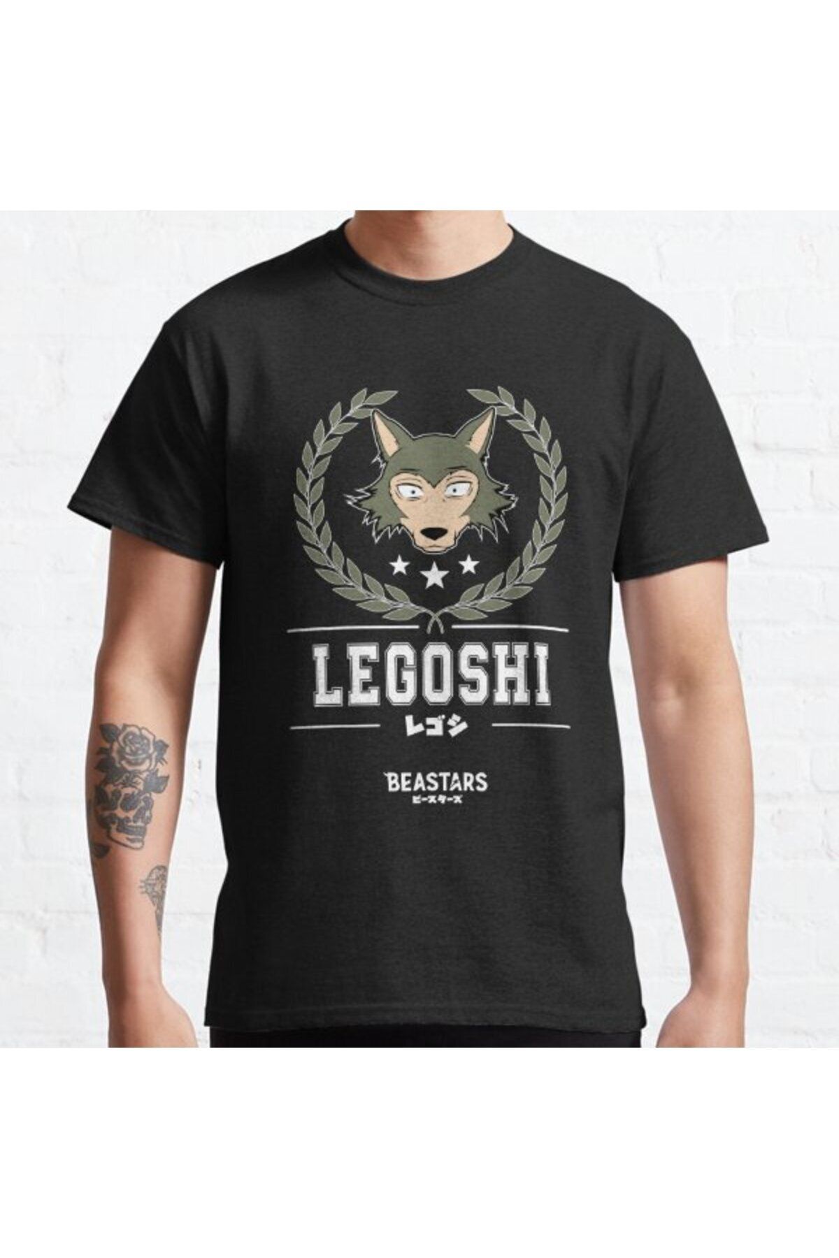 ZOKAWEAR Bol Kalıp Beastars: Team Legoshi Tasarım Baskılı T-shirt