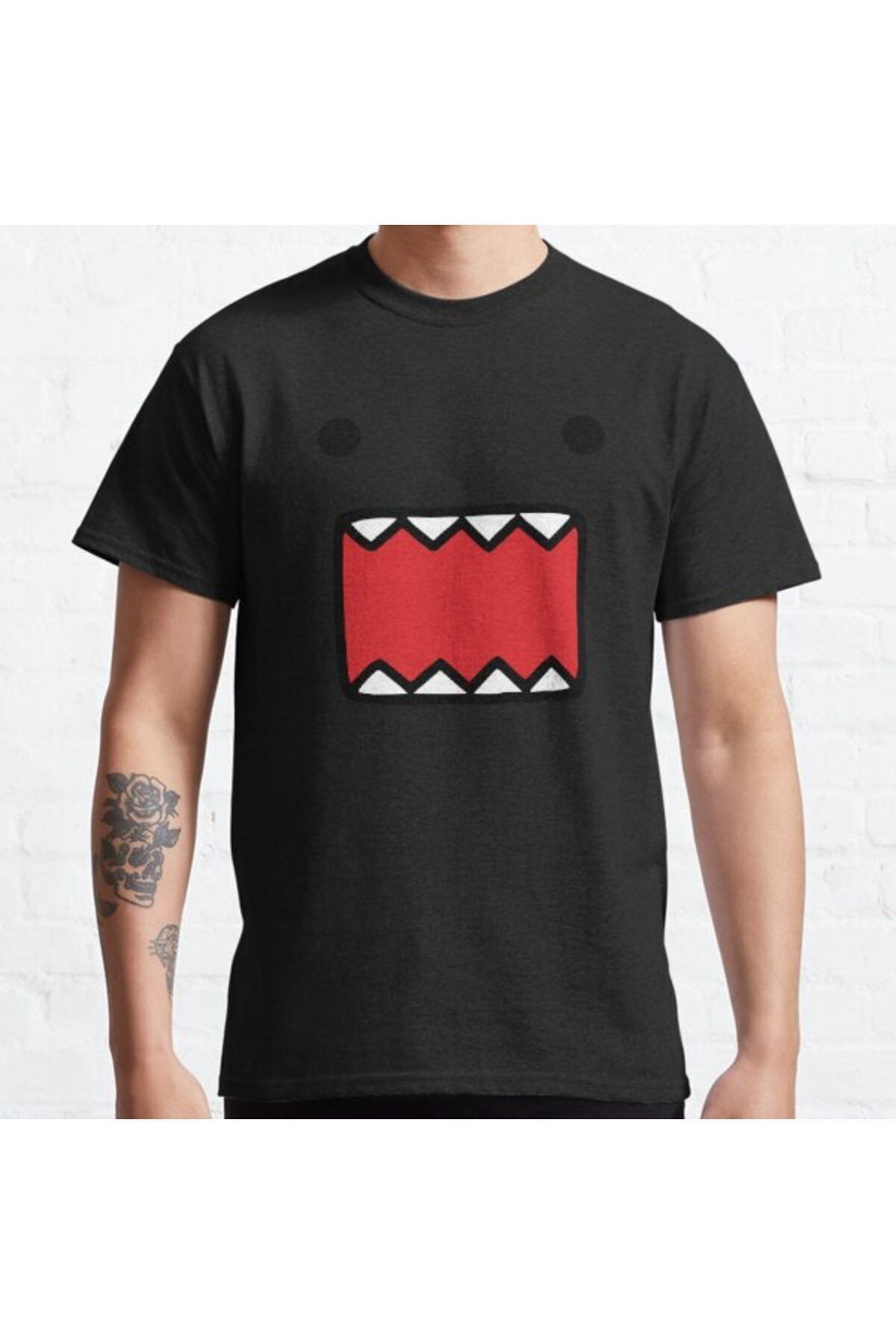 ZOKAWEAR Bol Kalıp Domo Tasarım Baskılı T-shirt