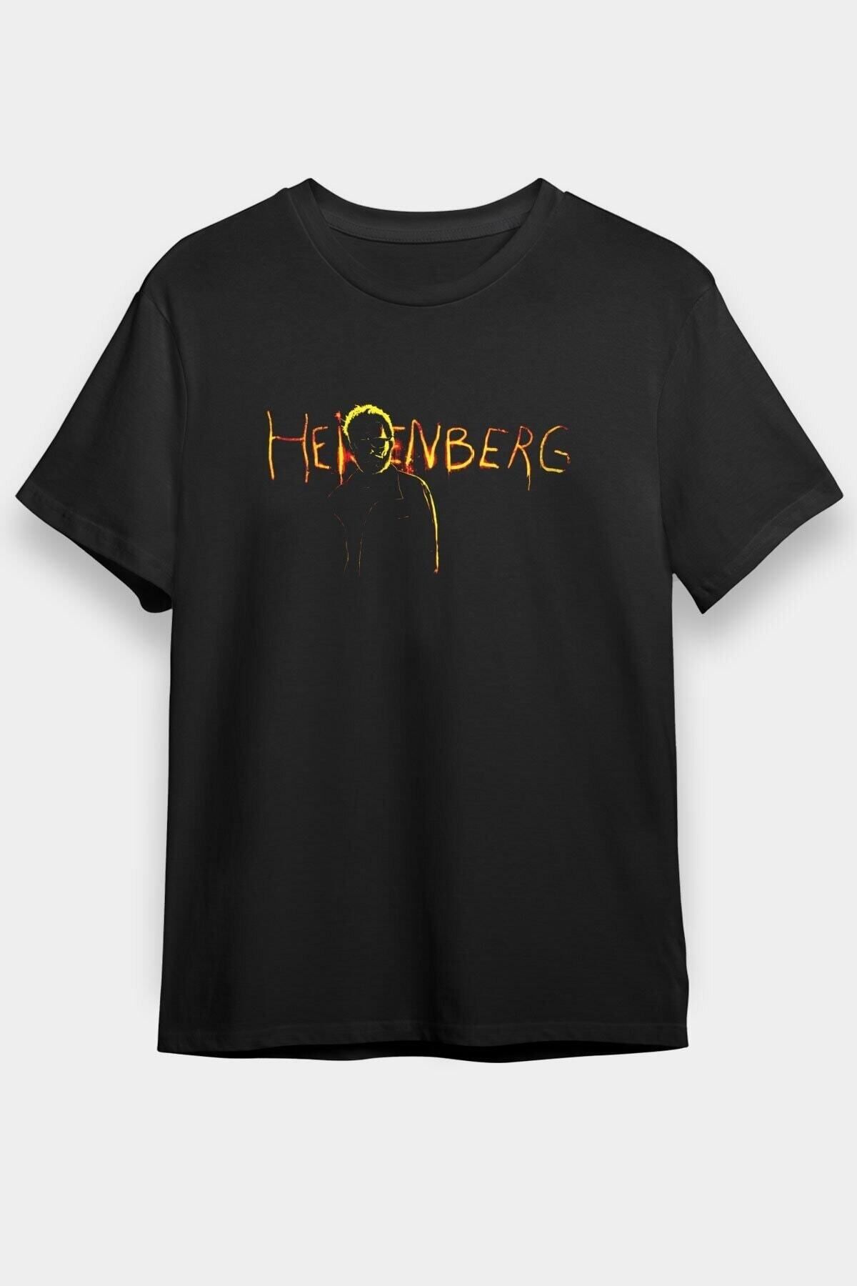 ZOKAWEAR Unisex Bol Kalıp Breaking Bad Heisenberg Siyah Tişört T-shirt