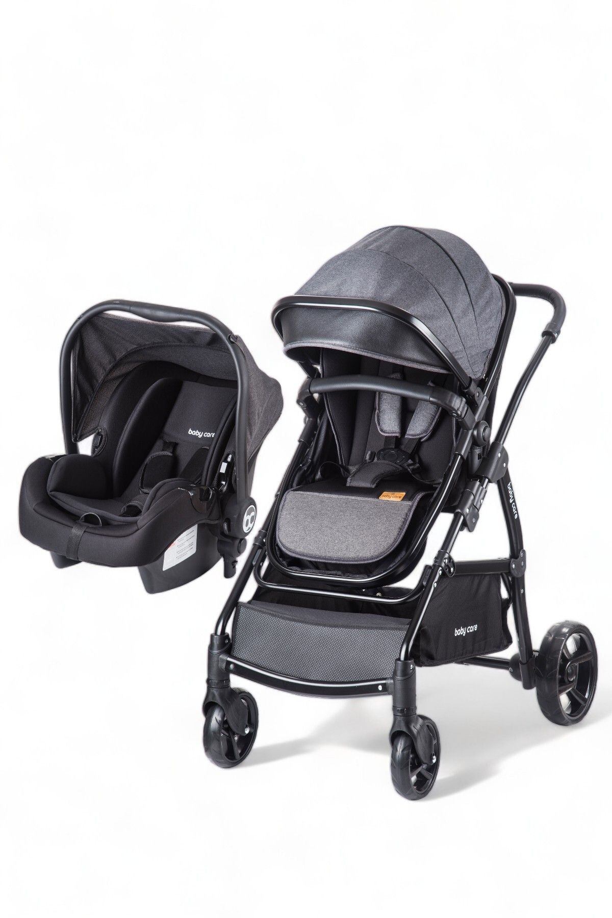 Baby Care Bc 315 - Safari Pro Travel Sistem Bebek Arabası ( Siyah )