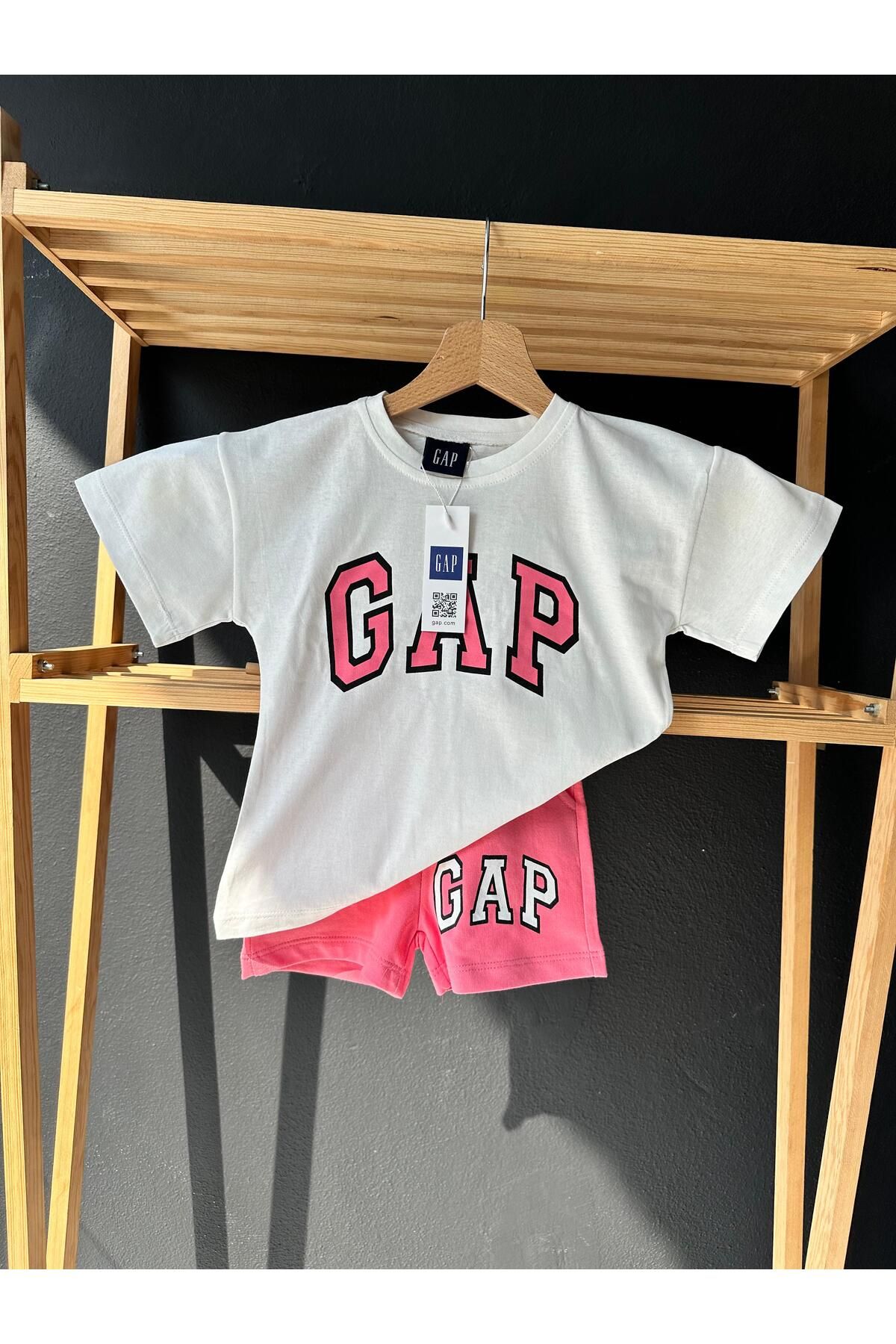 GAP Premium Kalite Gap Şortlu Çocuk Takım / Gap Çocuk Yazlık Alt Üst Takım