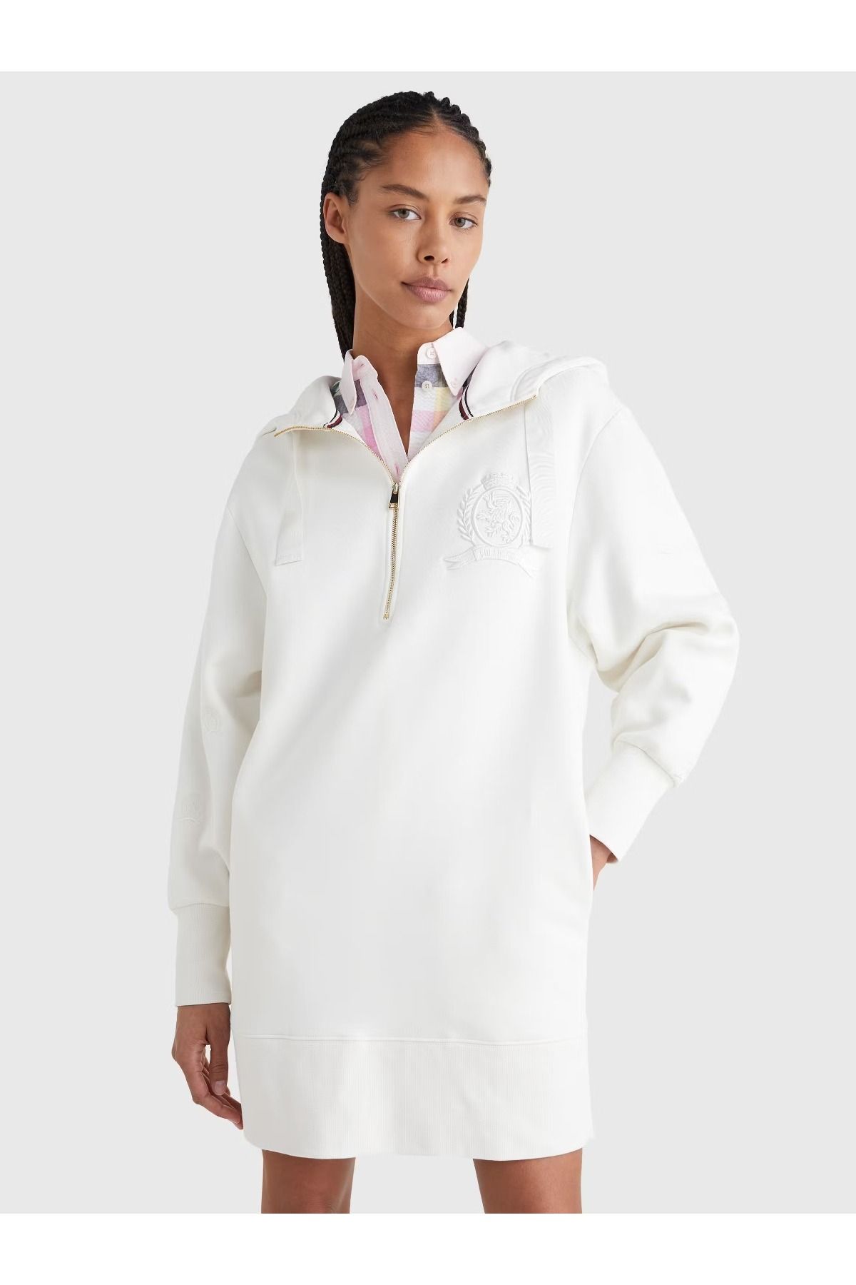 Tommy Hilfiger OVERSİZE CREST RELAXED DRESS