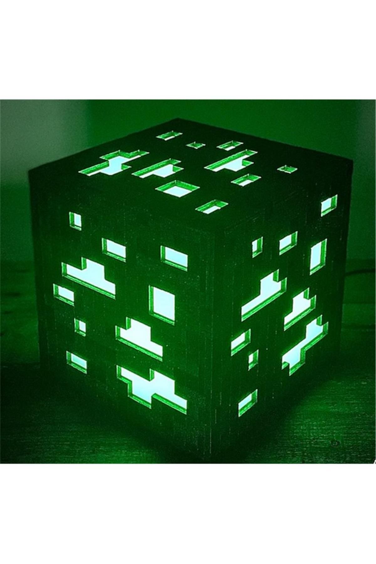 GENCAX Minecraft Maden Lambası Yeşil Type C