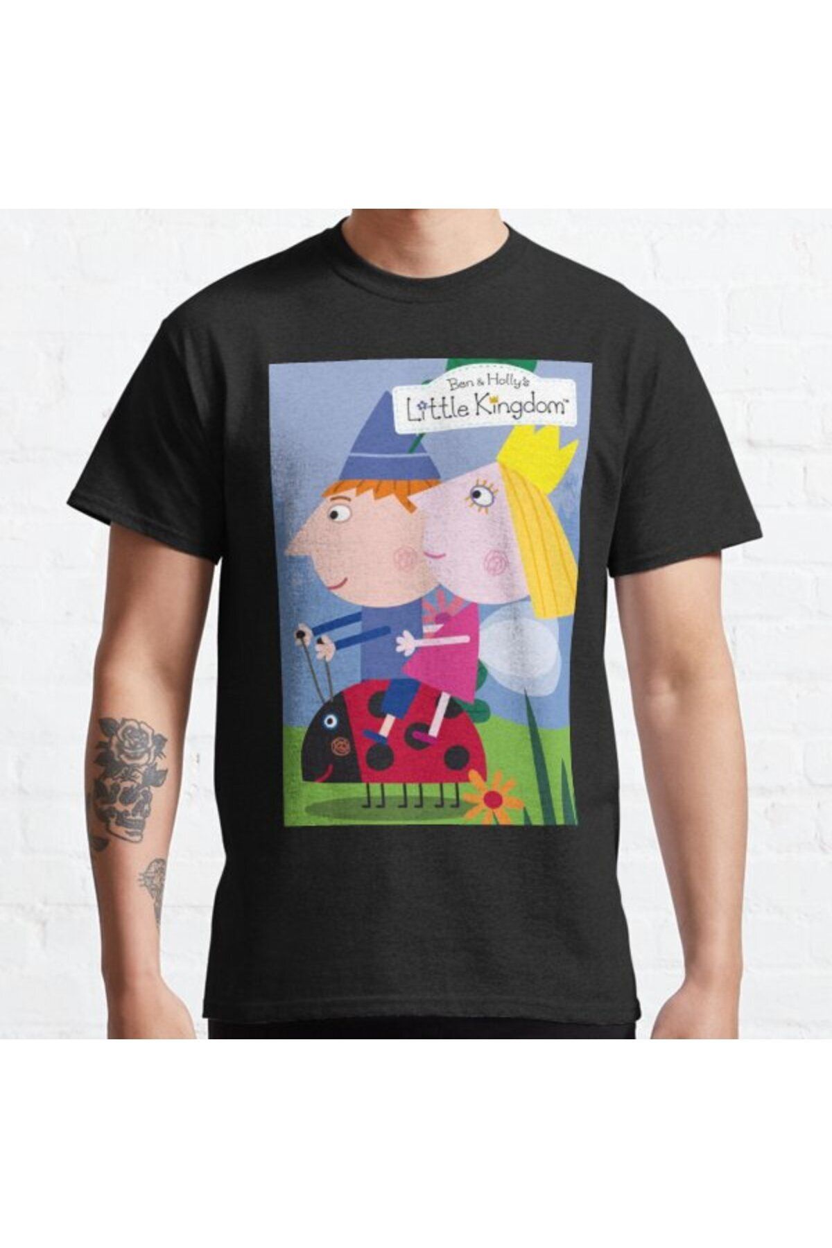 ZOKAWEAR Bol Kalıp Ben And Hollys Little Kingdom Design Tasarım Baskılı T-shirt