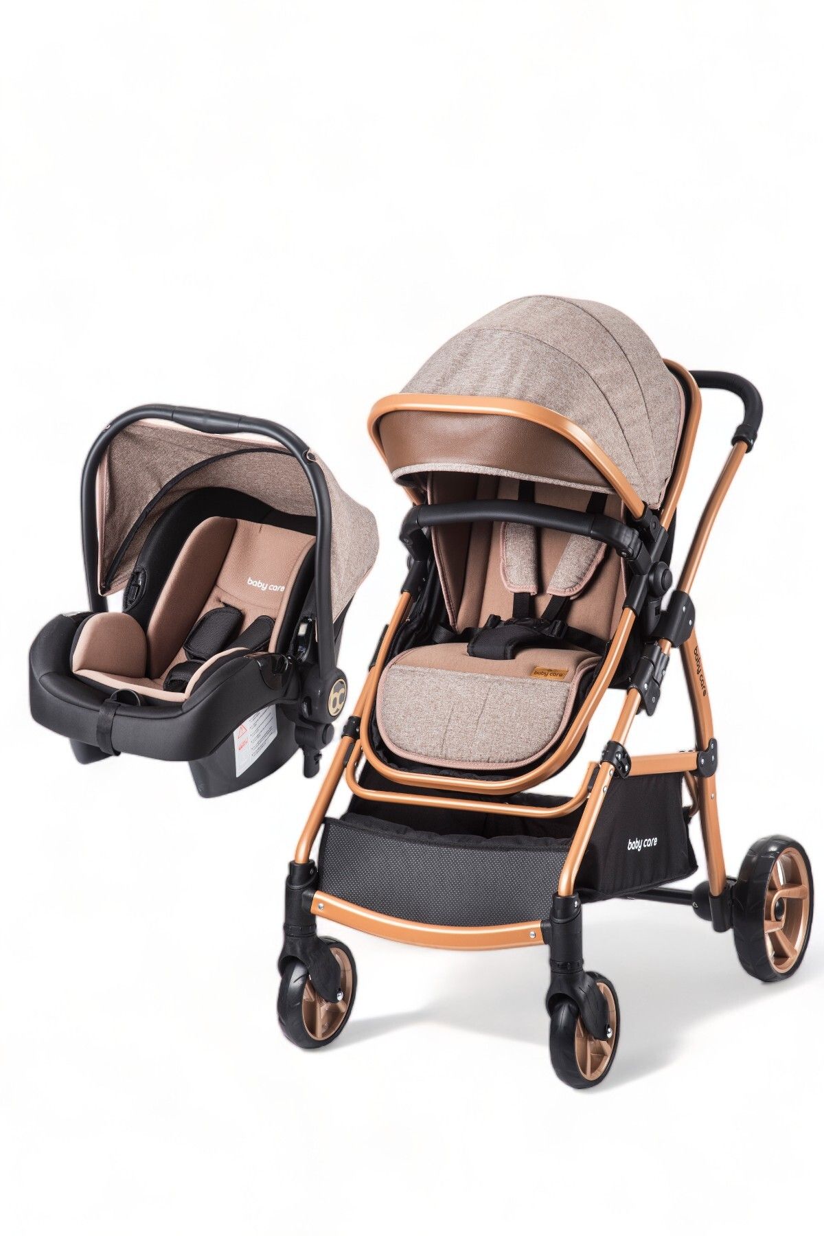 Baby Care Bc 315 - Safari Pro Travel Sistem Bebek Arabası ( Kahverengi? )