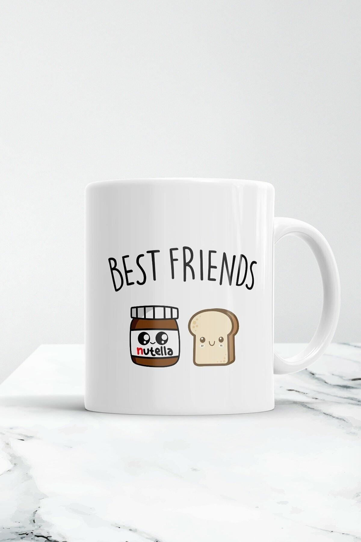 Azresa Best Friends Nutella & Ekmek Kupa Bardak